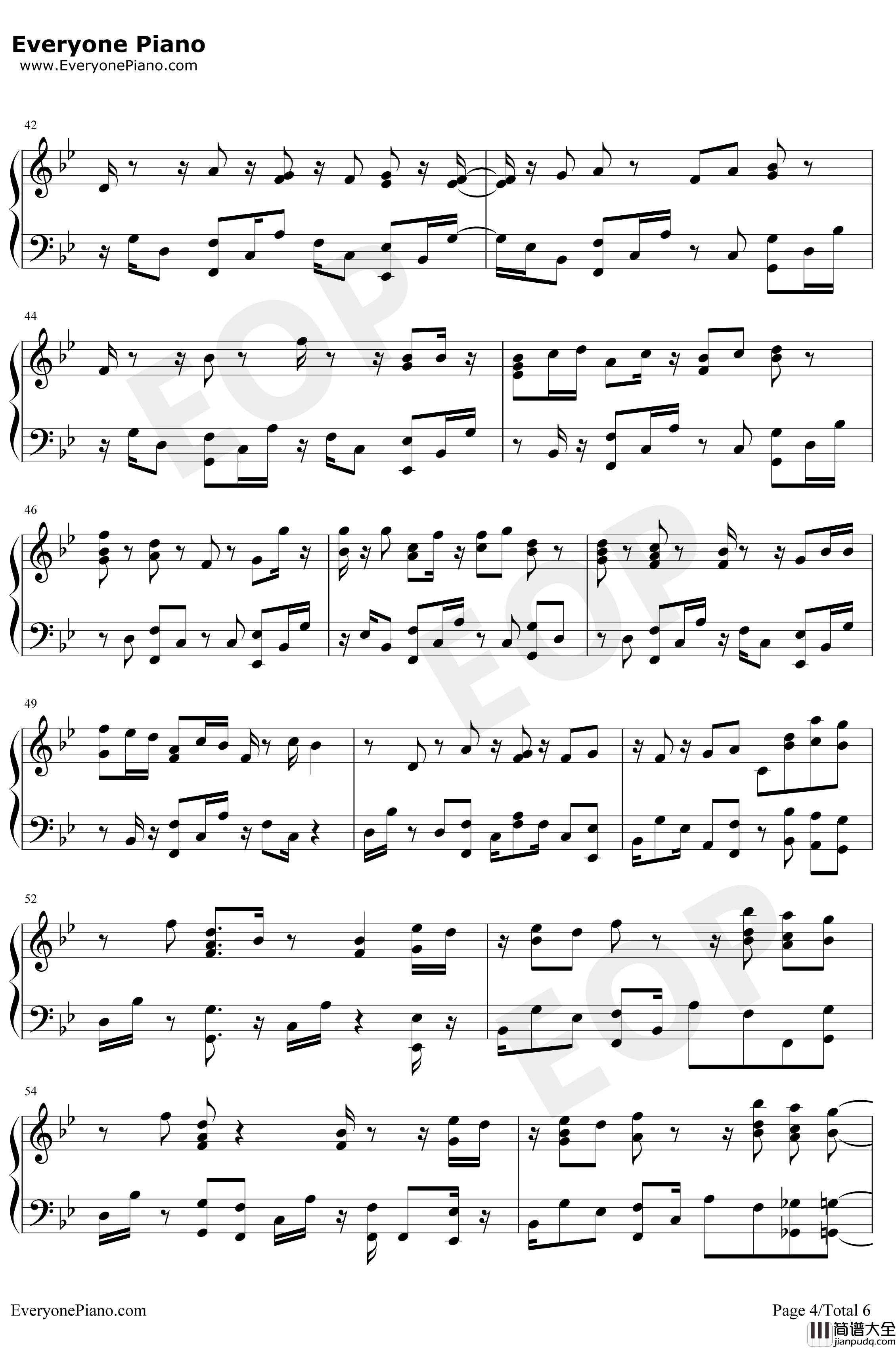 Friend_Of_Mine钢琴谱_Avicii