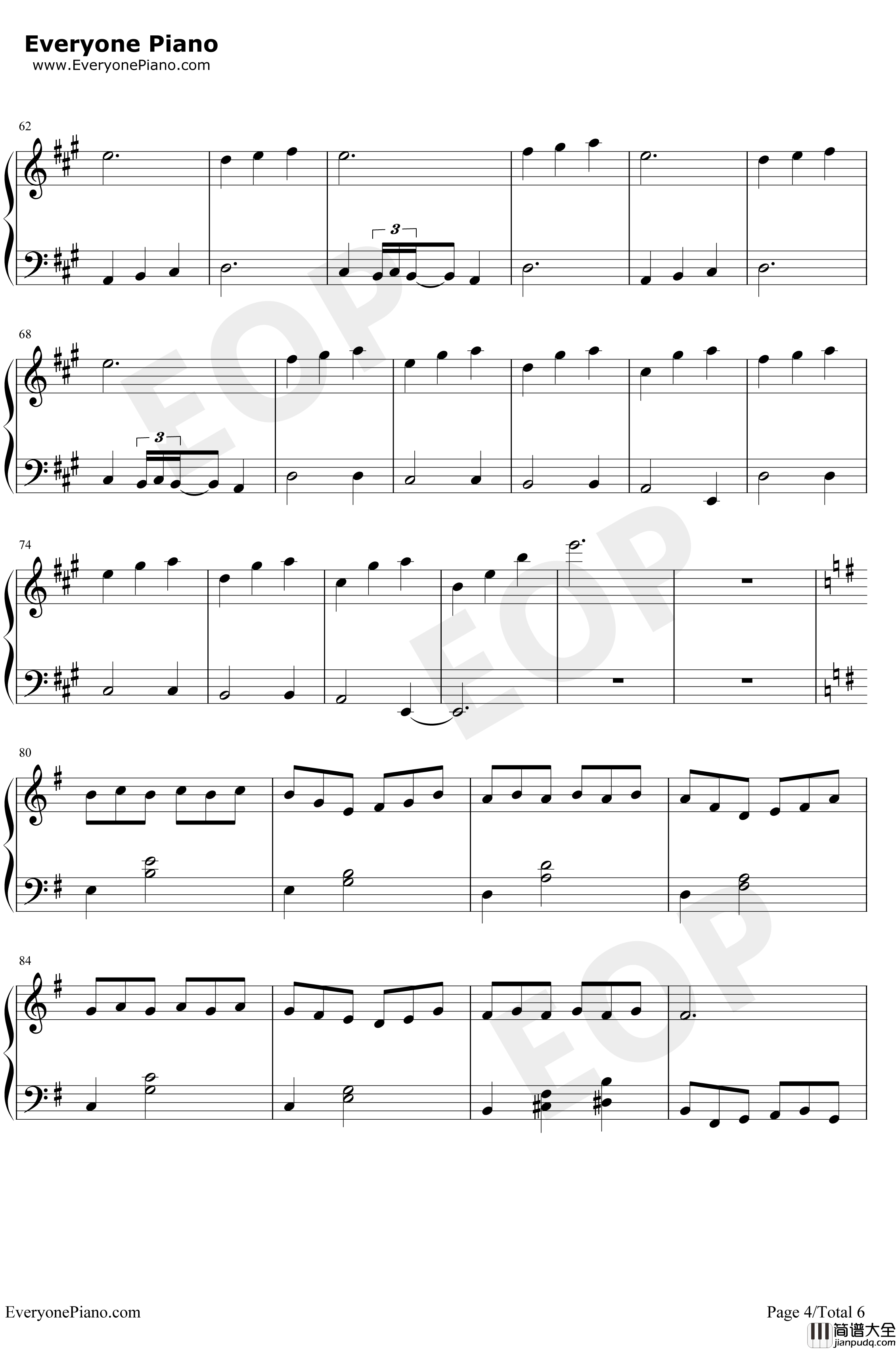 巴哈钢琴谱_林仁建_卡布其诺