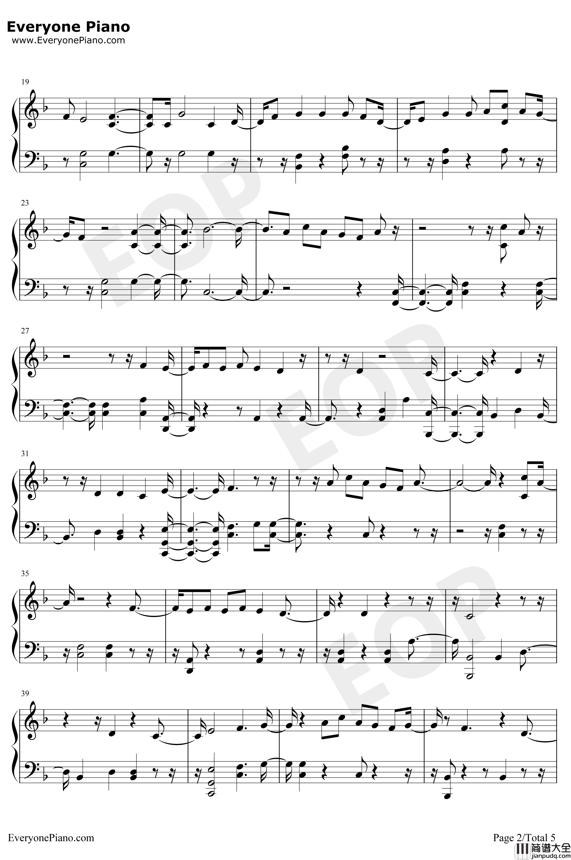 Epiphany钢琴谱_防弹少年团