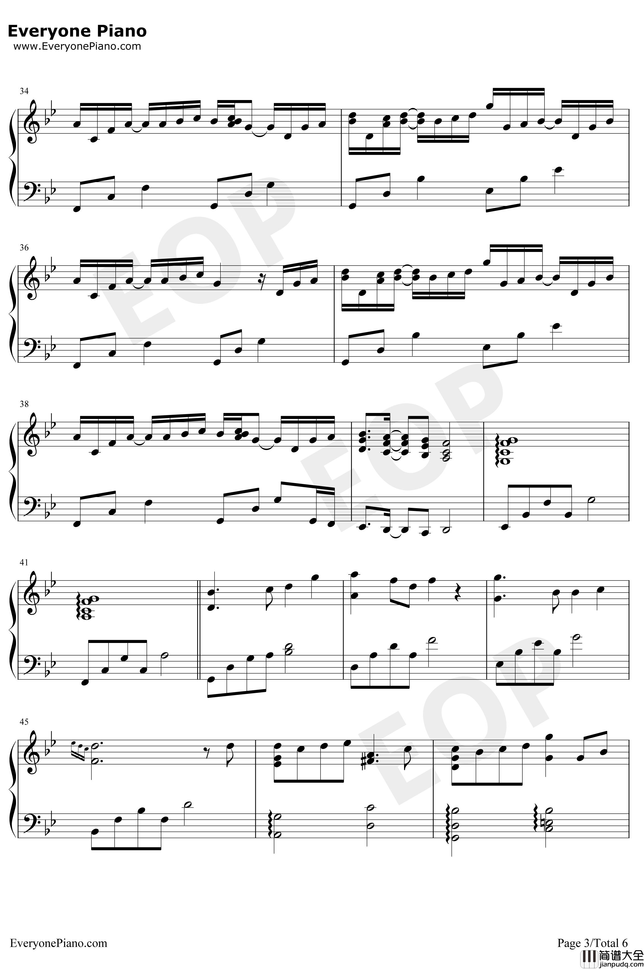 信笺钢琴谱_西村由纪江