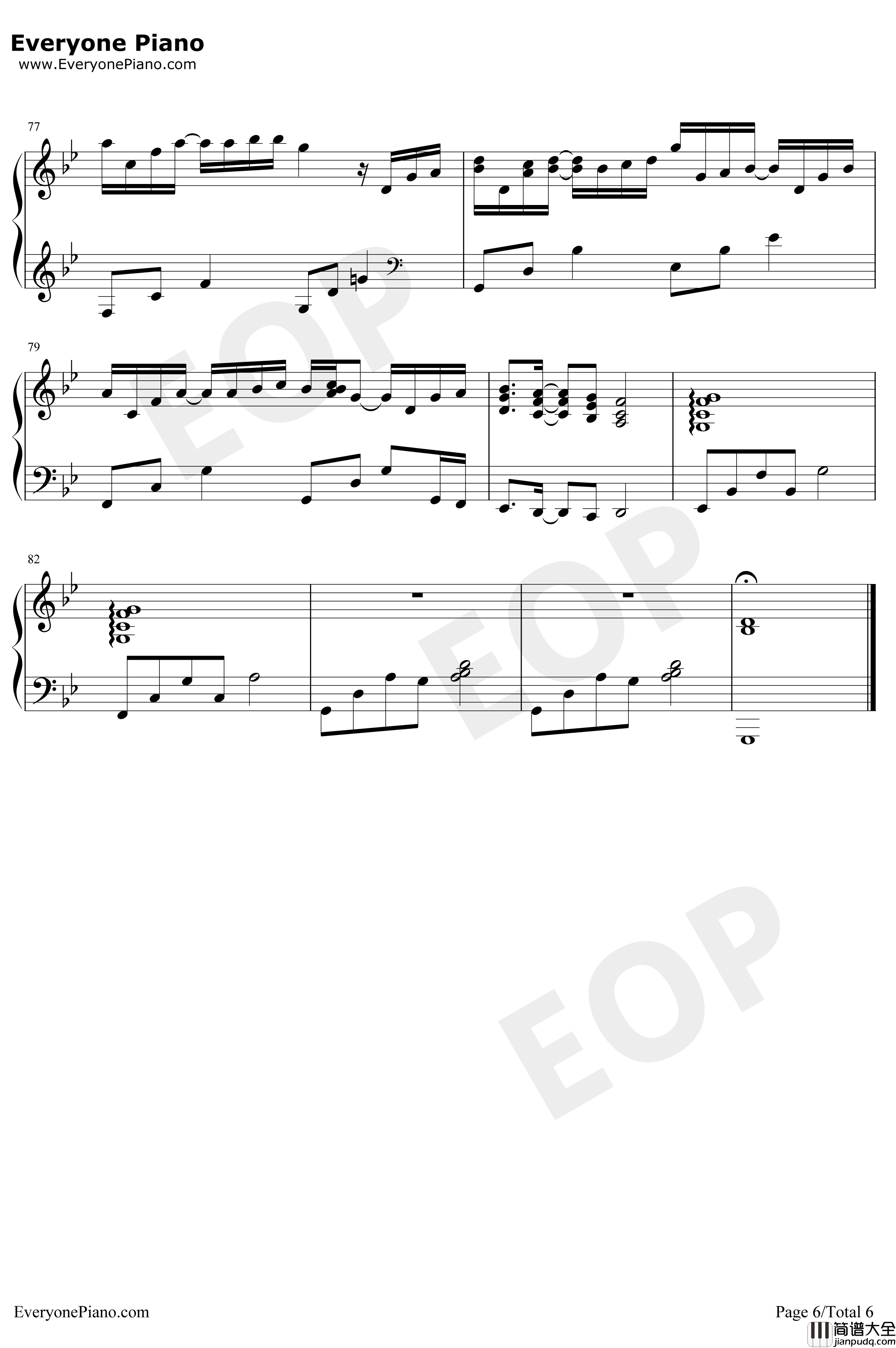 信笺钢琴谱_西村由纪江