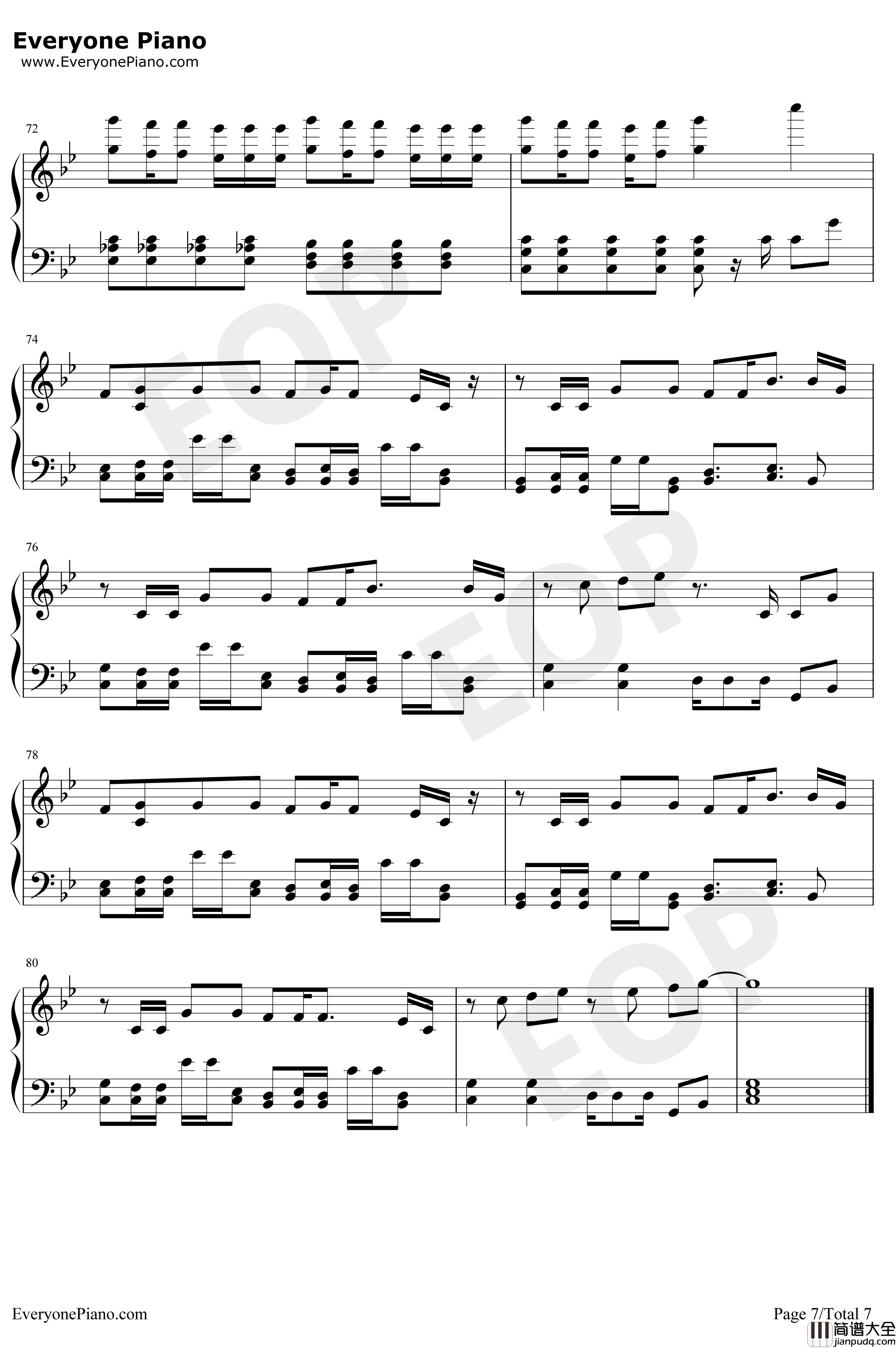 Blood_Sweat_&Tears钢琴谱_防弹少年团