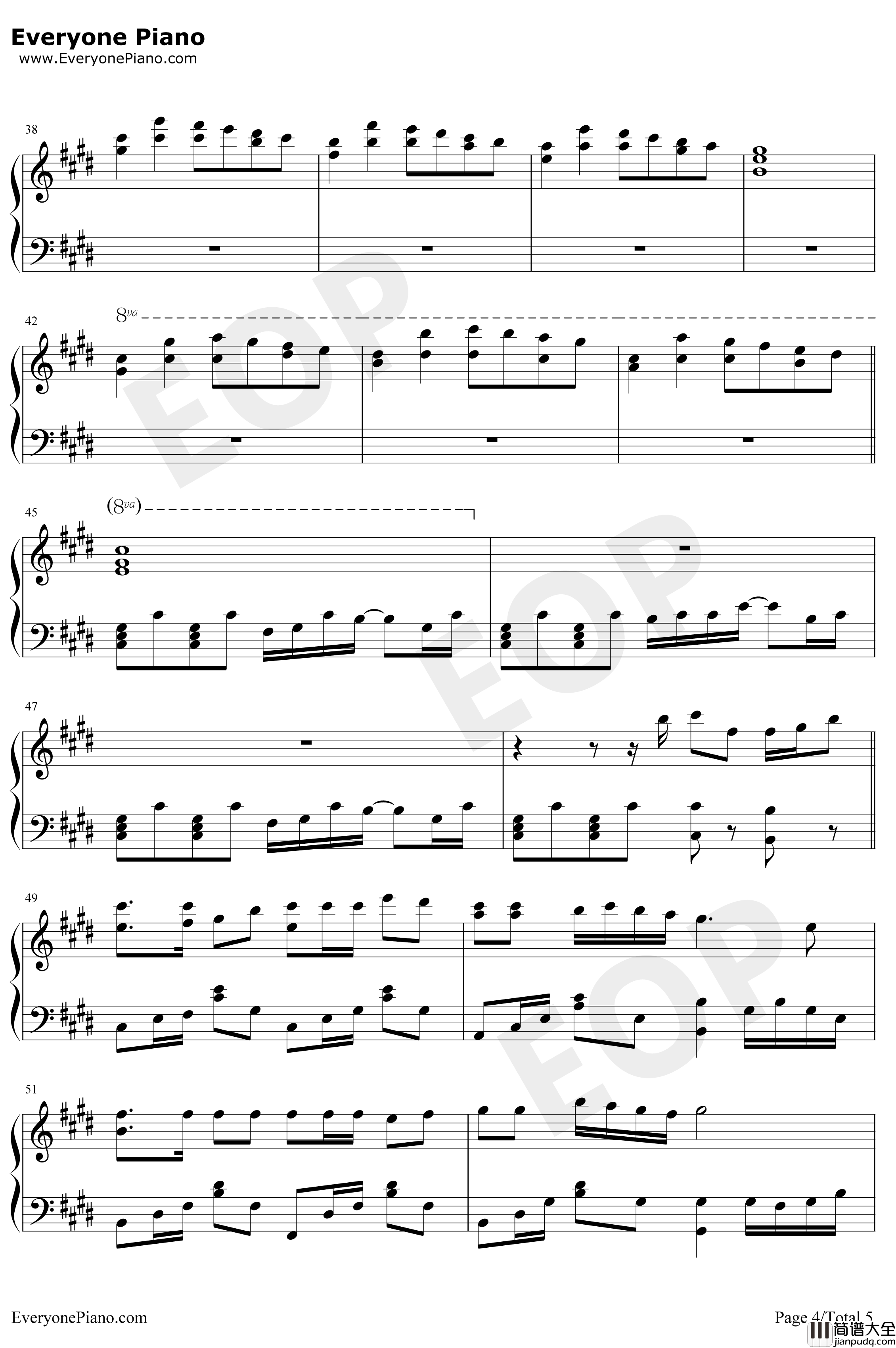 星星点灯钢琴谱_郑智化