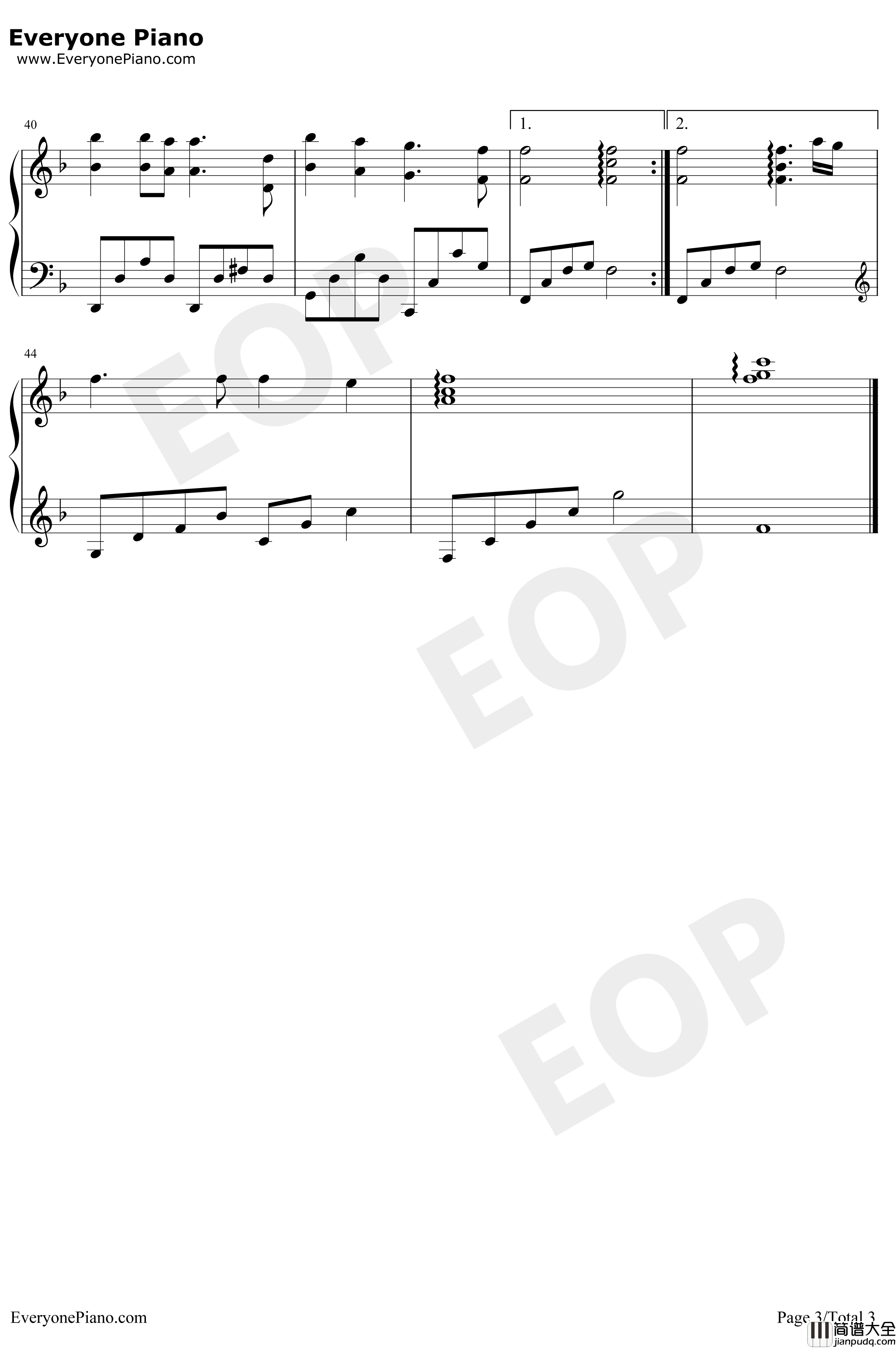 最美的遇见钢琴谱_徐佳莹_凉生我们可不可以不忧伤主题曲