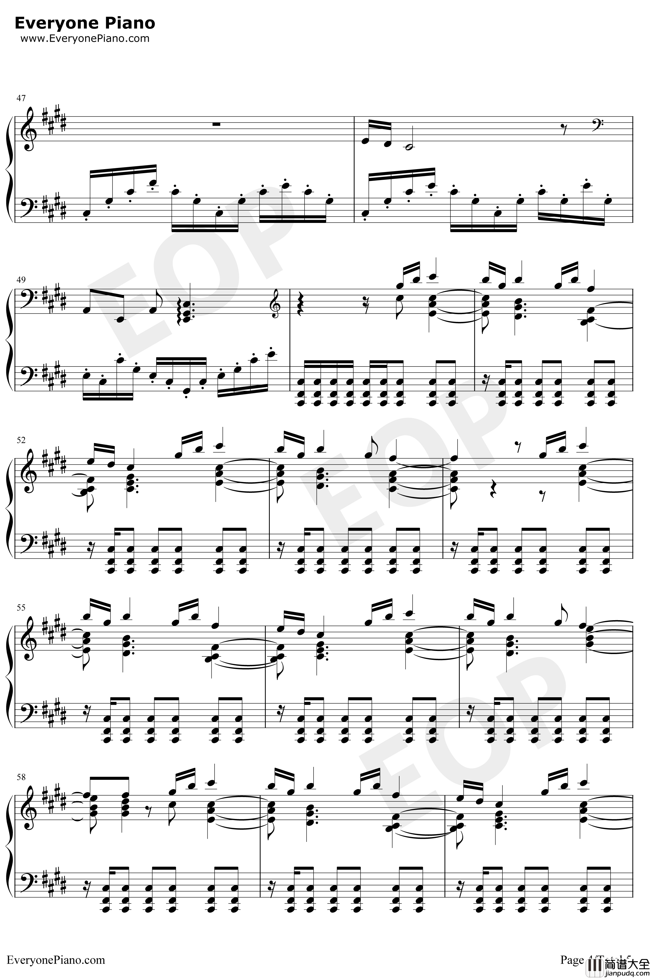 痴颜钢琴谱_麦振鸿_花千骨插曲