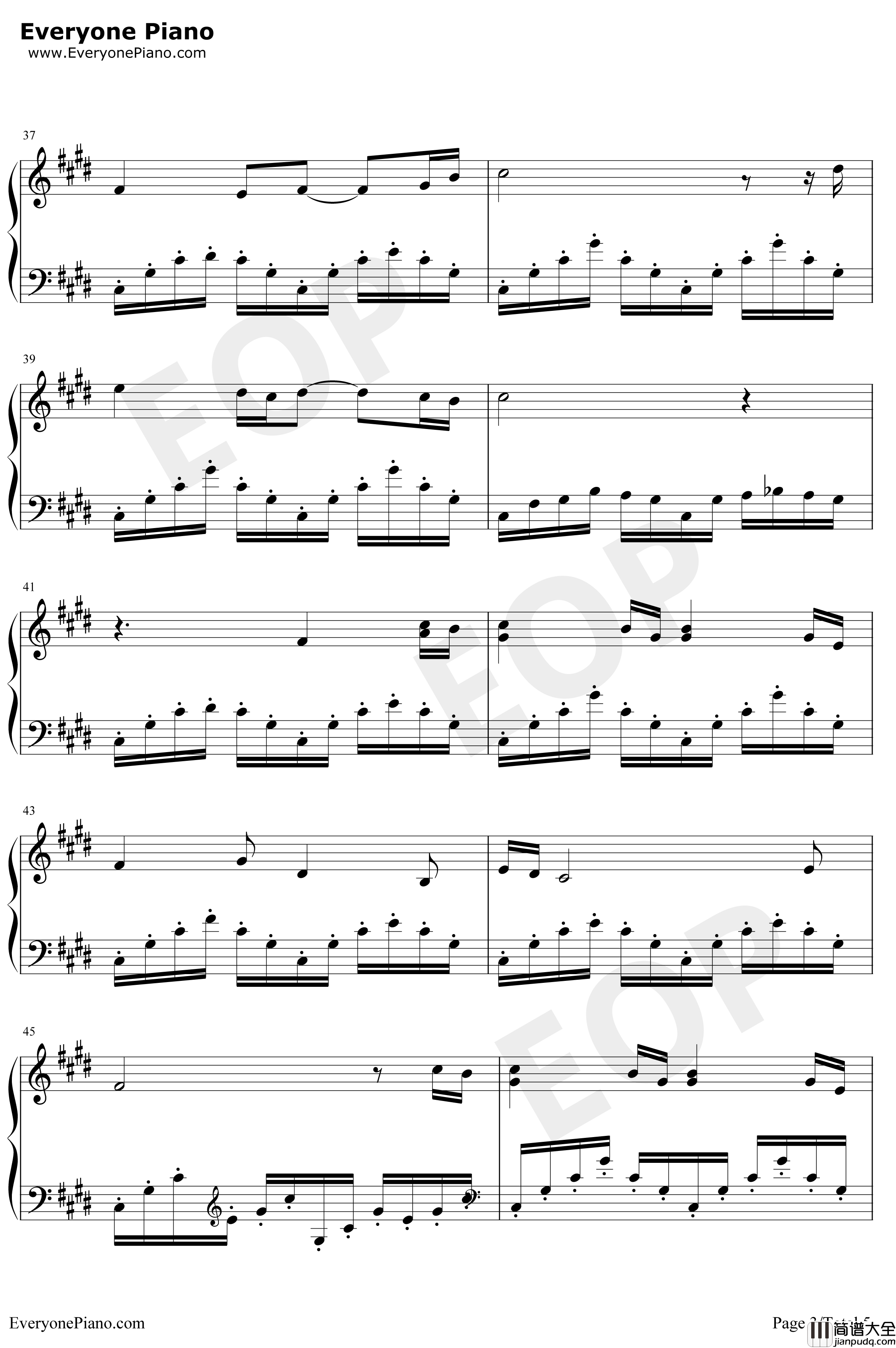 痴颜钢琴谱_麦振鸿_花千骨插曲