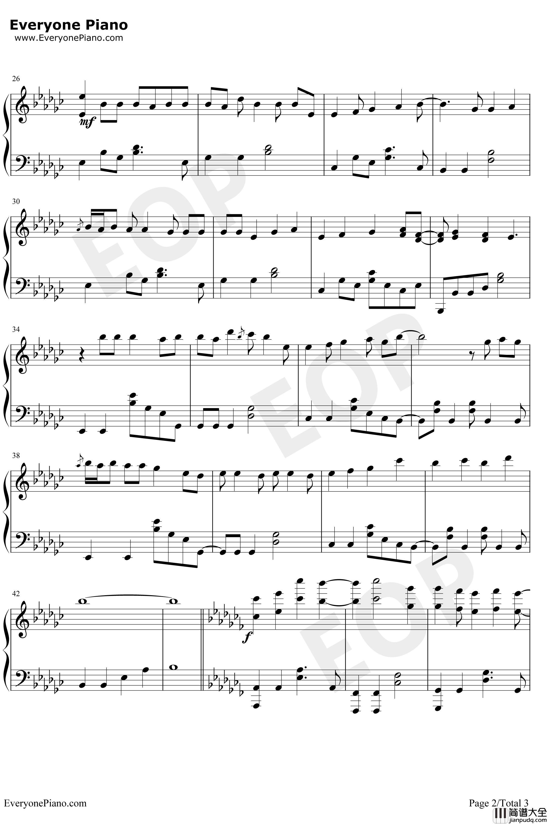 Prayer_X钢琴谱_KingGnu_BANANAFISHED