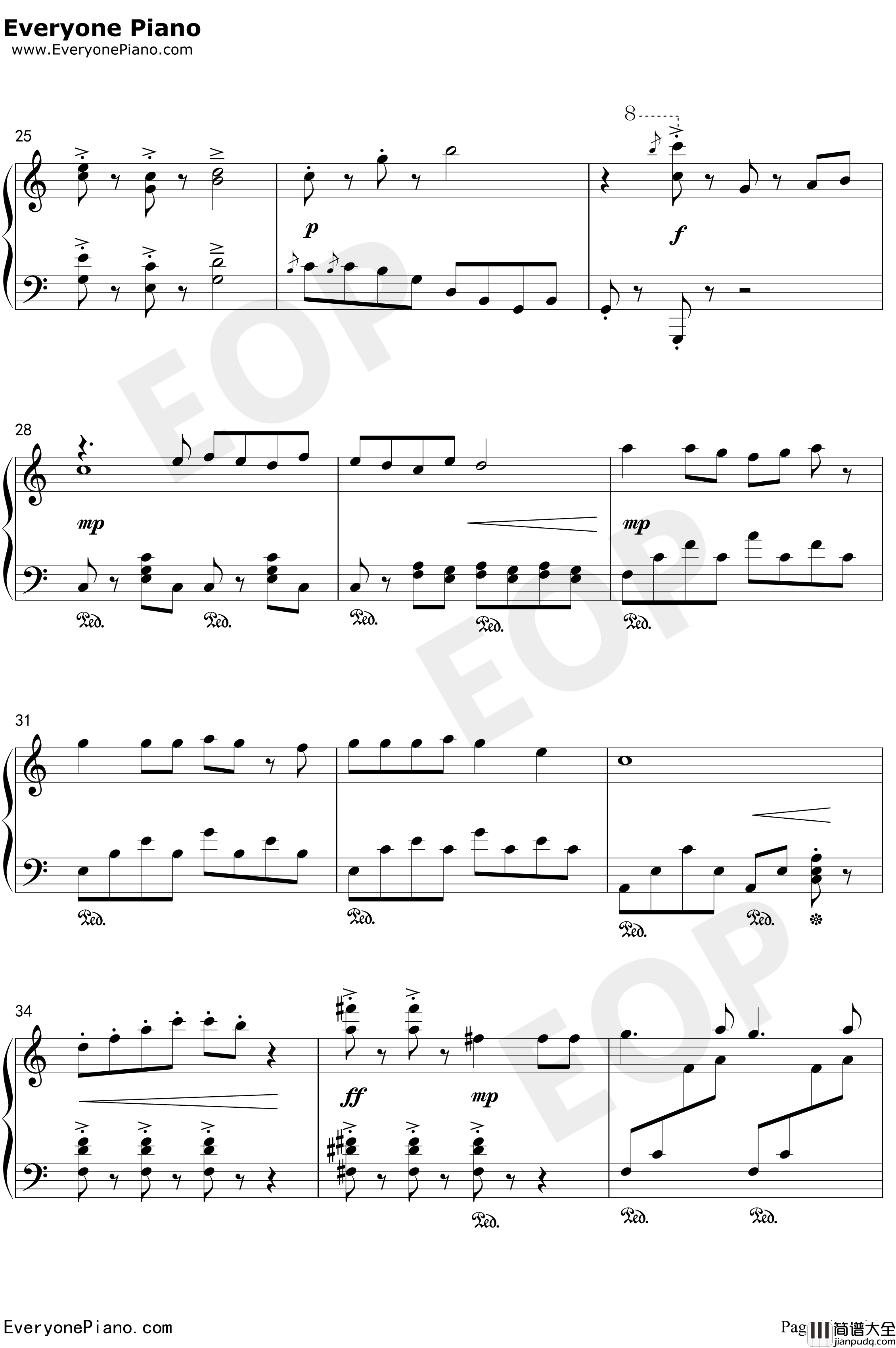 先生あのね钢琴谱_長縄まりあ井上喜久子_工作细胞OST