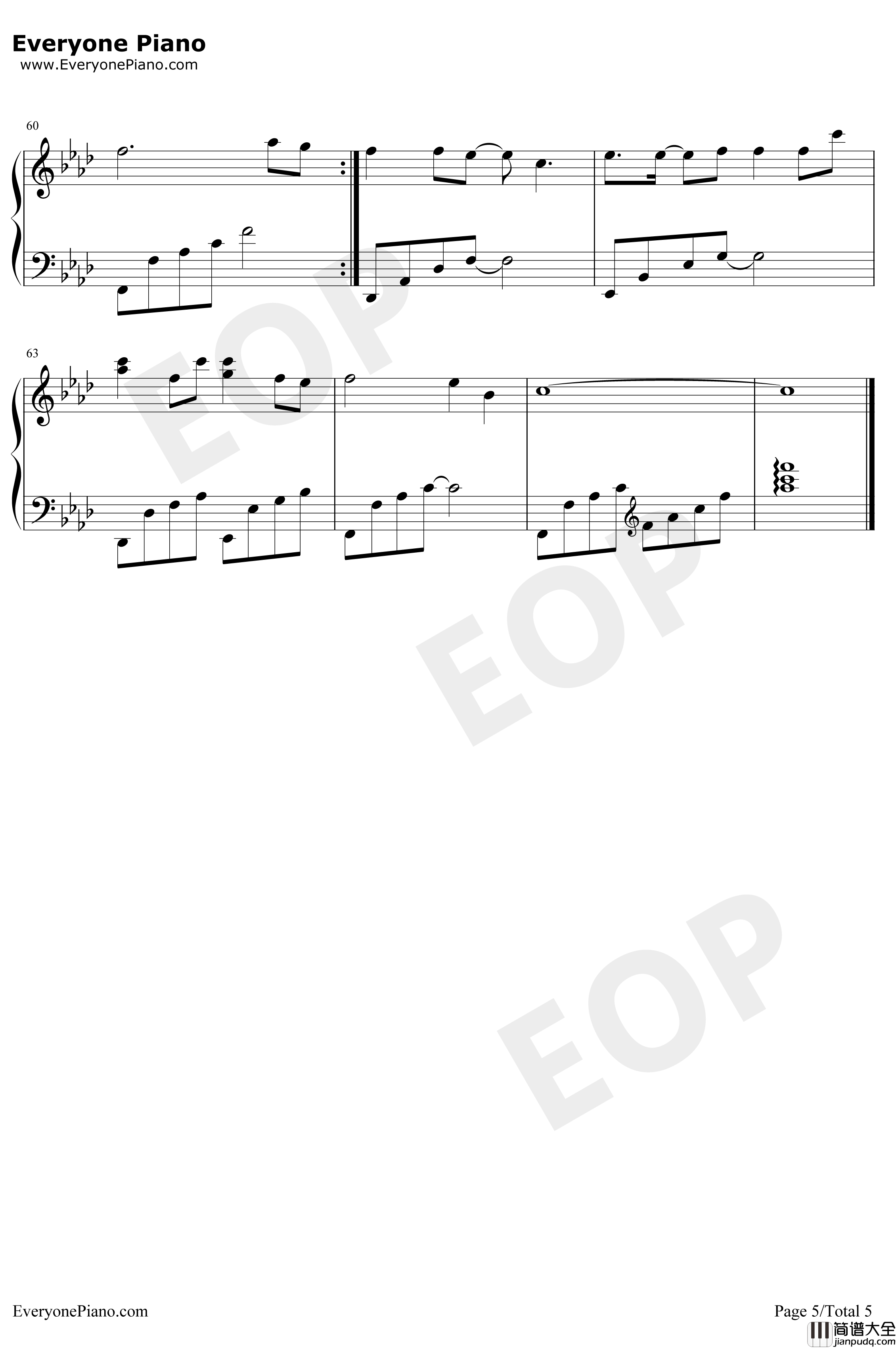 风筝误钢琴谱_刘珂矣_误了梨花花又开