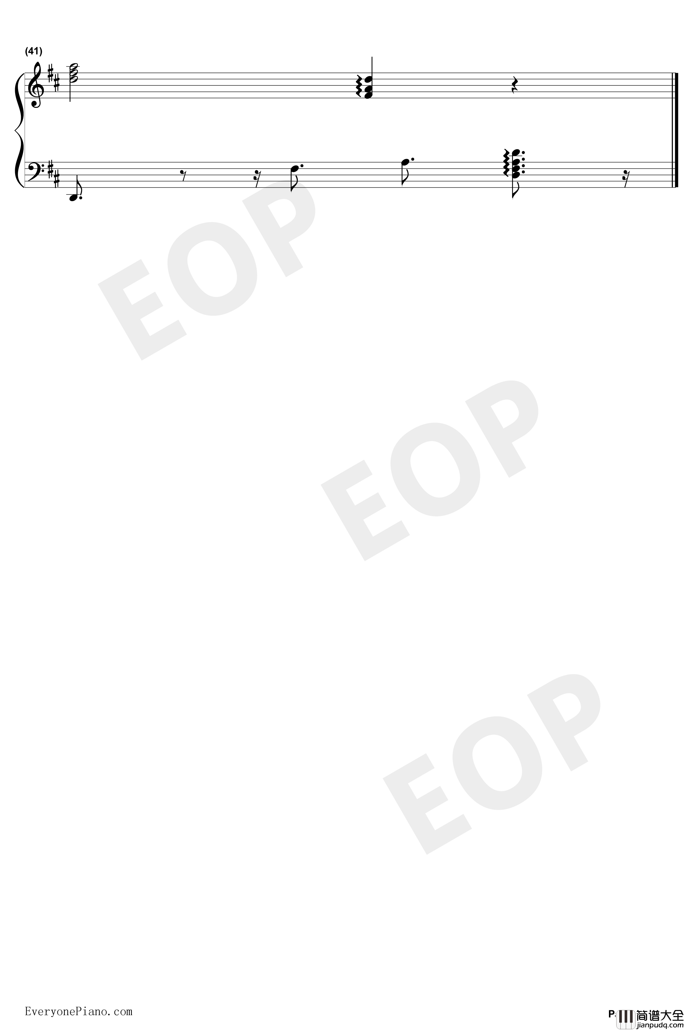 突然好想你钢琴谱_五月天_伴奏谱