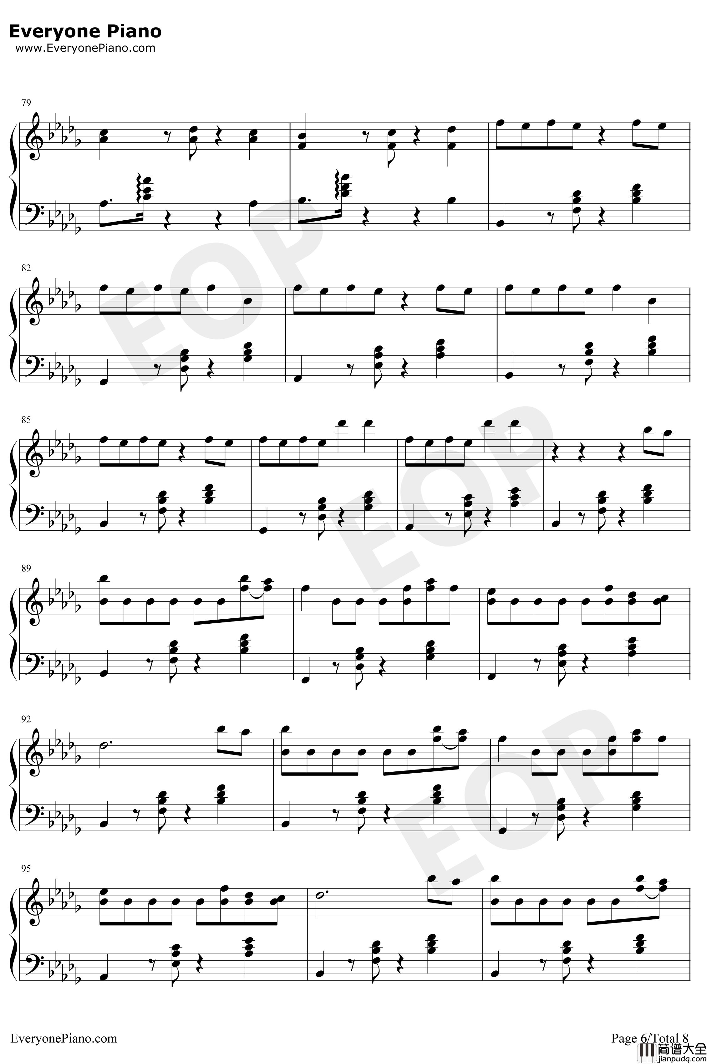 Go_Go钢琴谱_防弹少年团