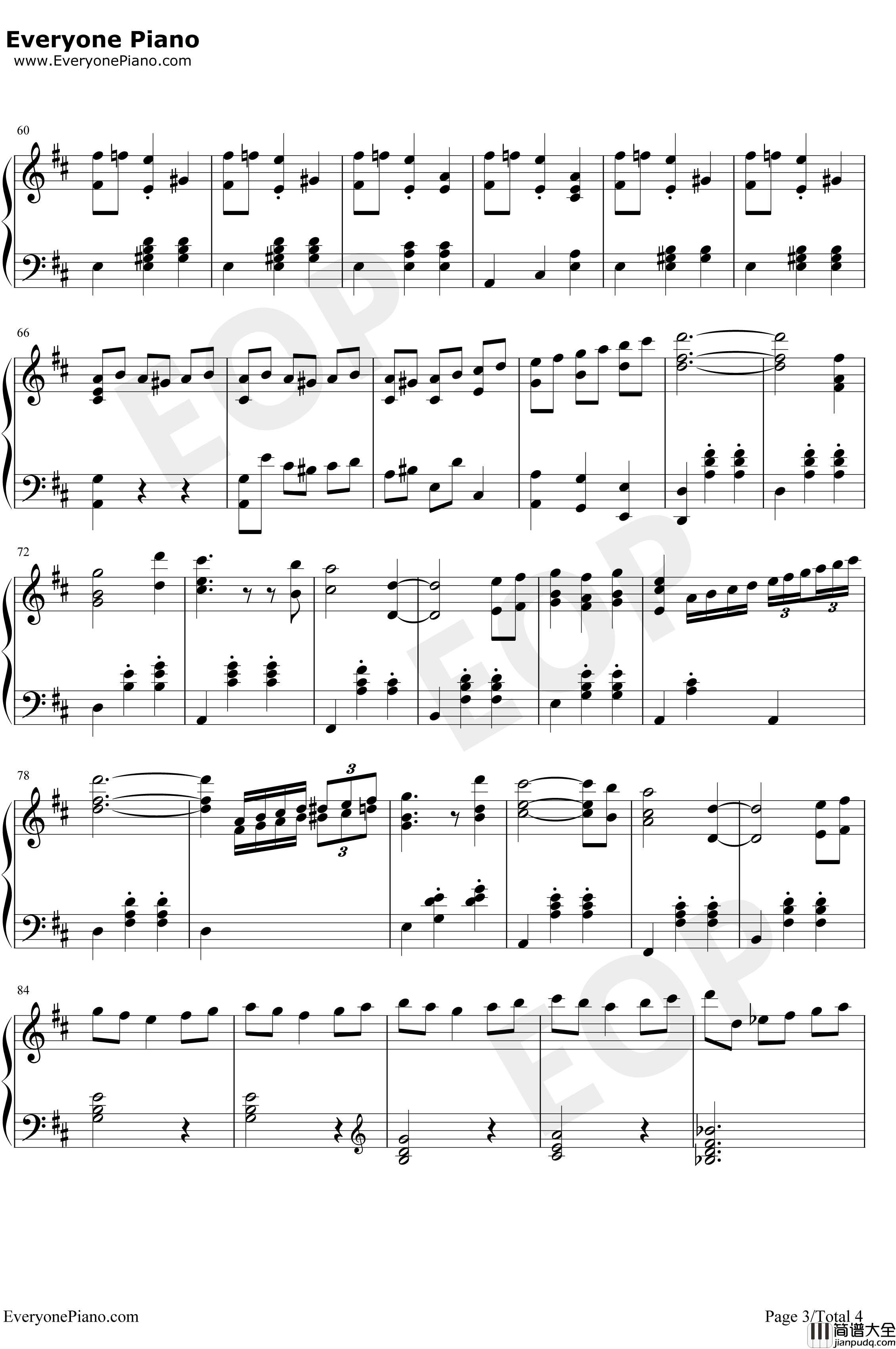 Potter_Waltz钢琴谱_PatrickDoyle_哈利波特与火焰杯OST