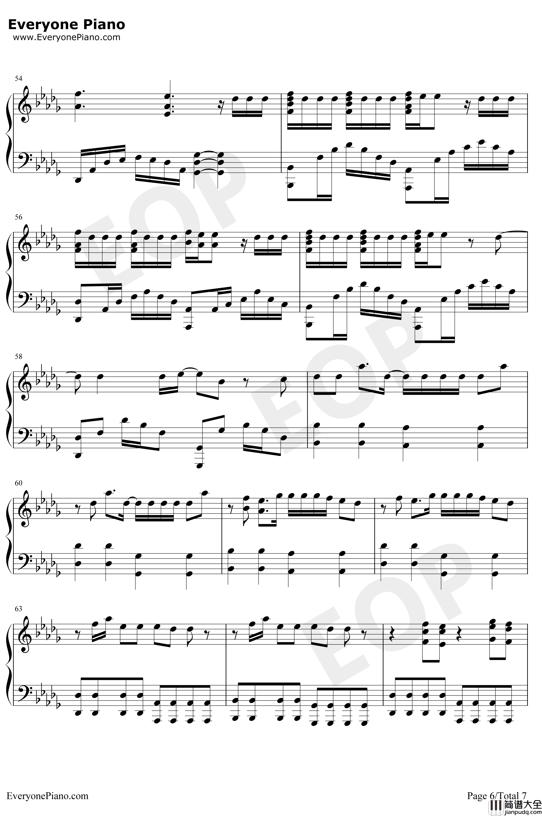 Good_Life钢琴谱_G_EazyKehlani_速度与激情8插曲