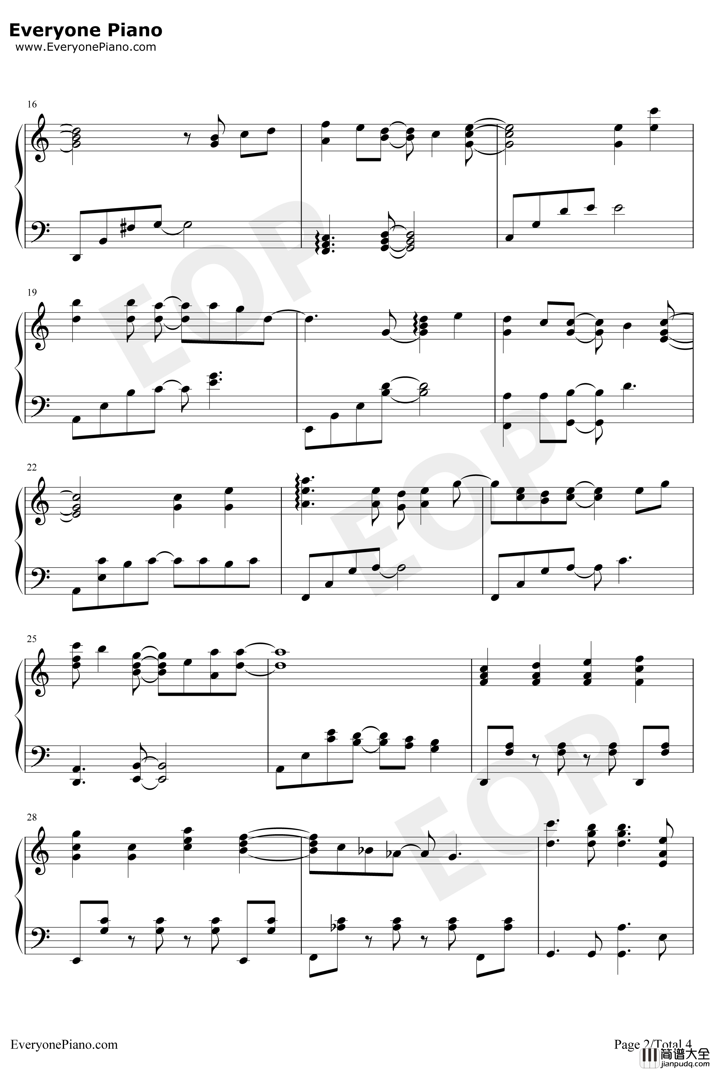 Traveler'_stale钢琴谱_riya_ISLANDOP