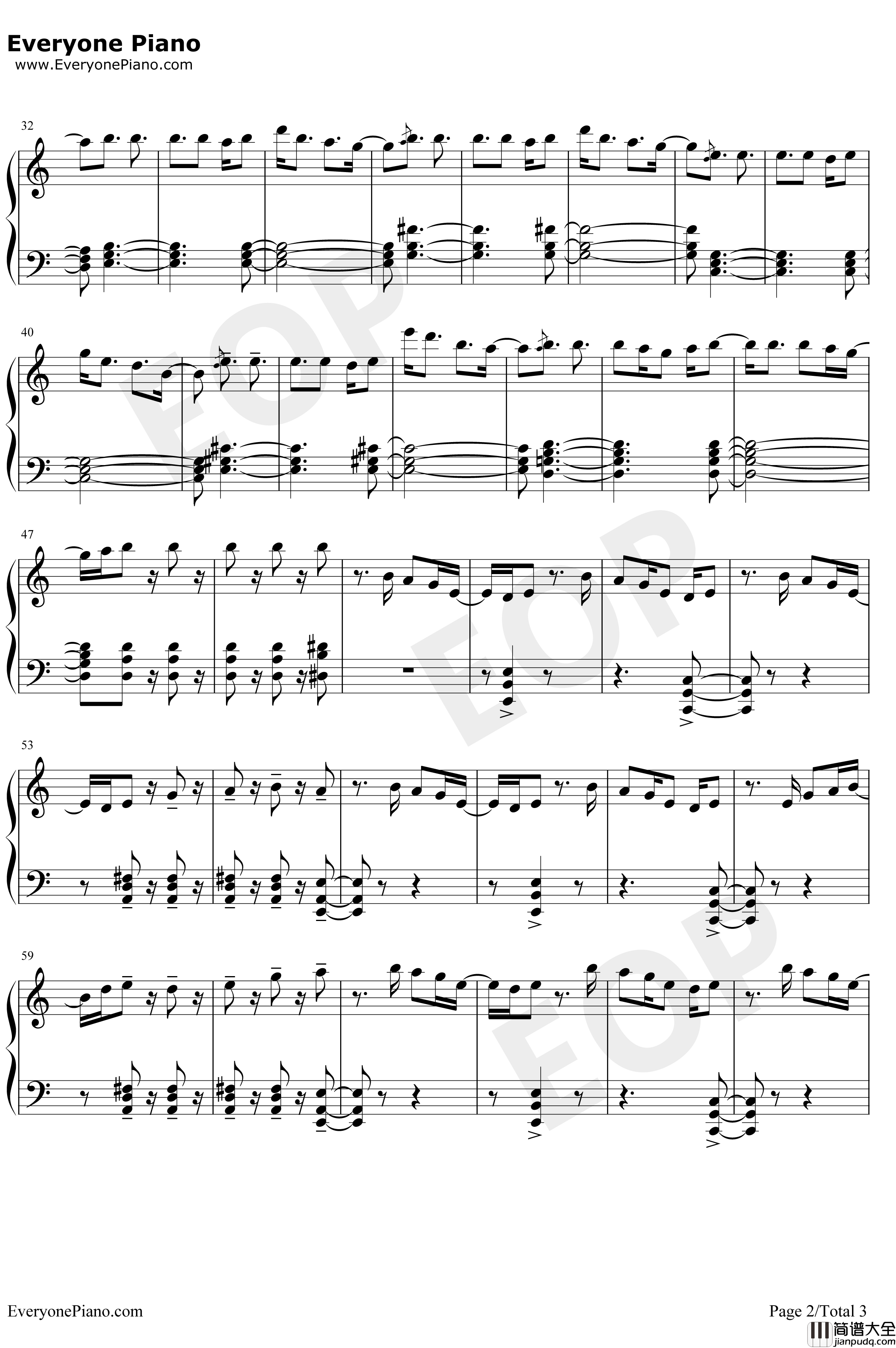 Unity钢琴谱_TheFatRat