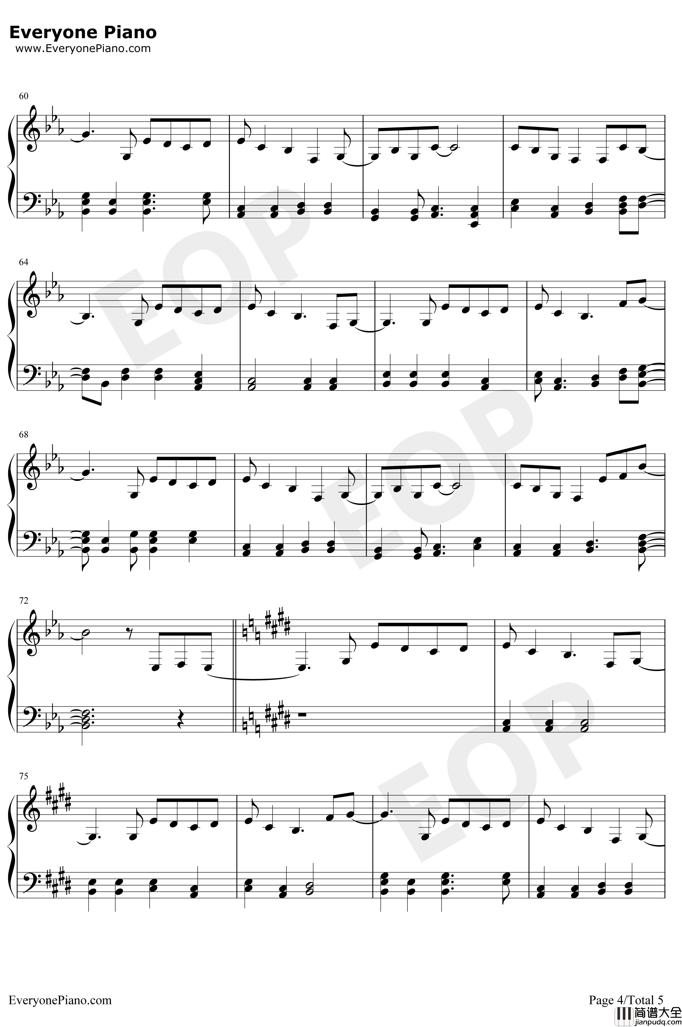 做我自己钢琴谱_王源_献给十八岁