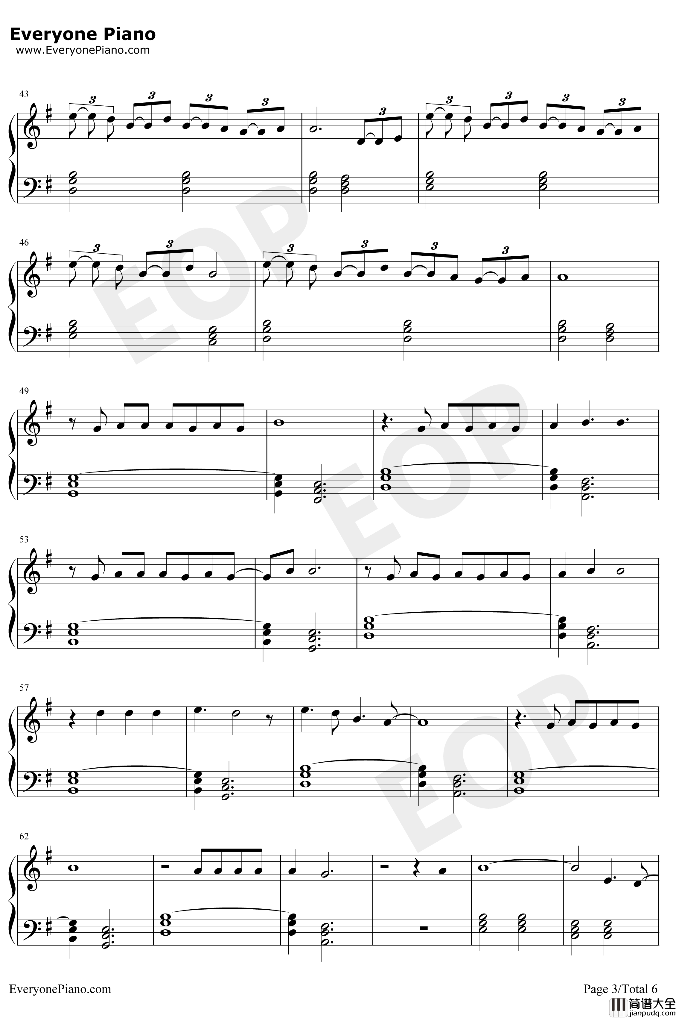 Please_Don't_Go钢琴谱_JoelAdams