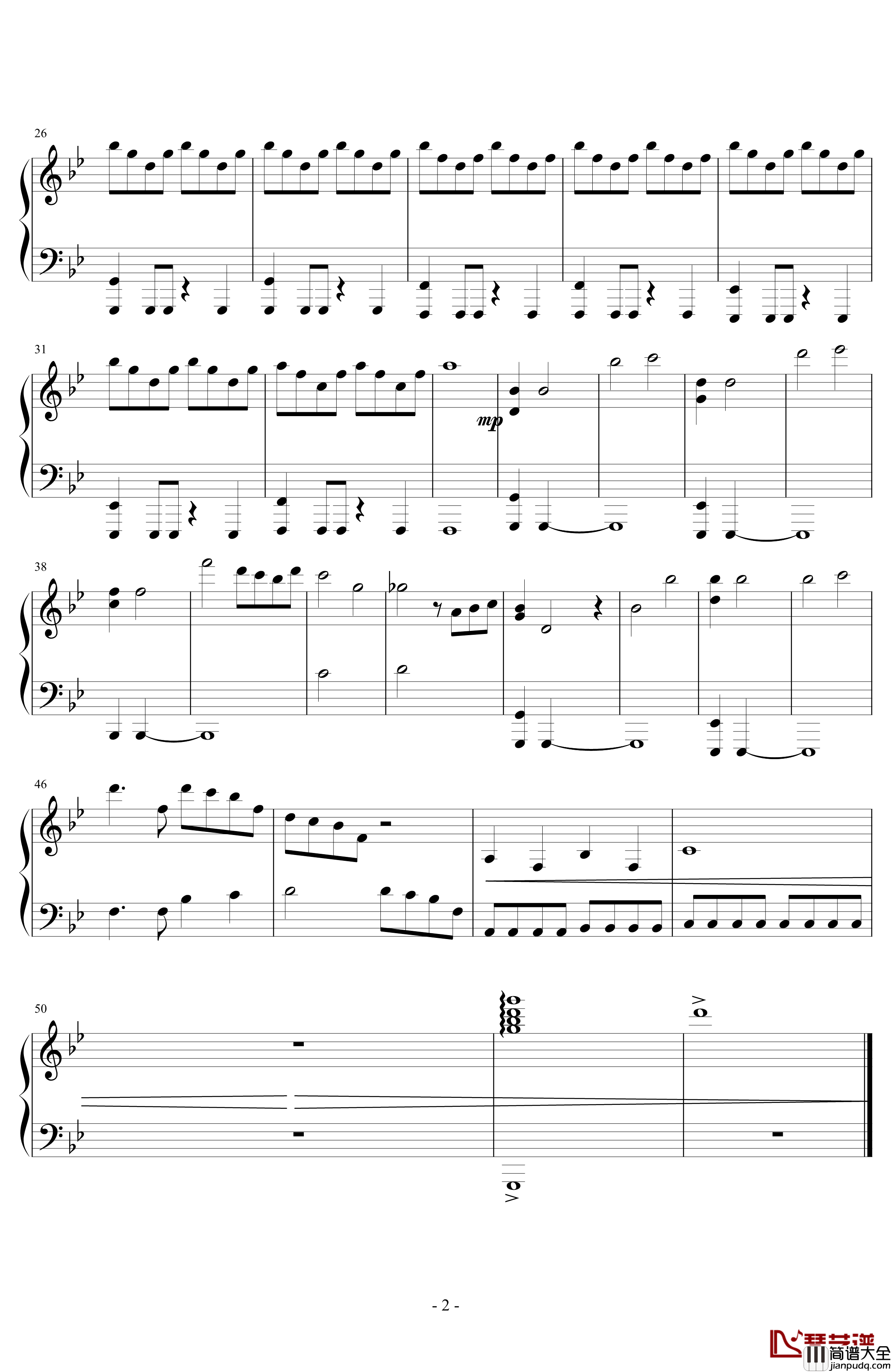 The_city_of_silence钢琴谱_魔女之泉Ⅱ_魔女之泉Ⅱ