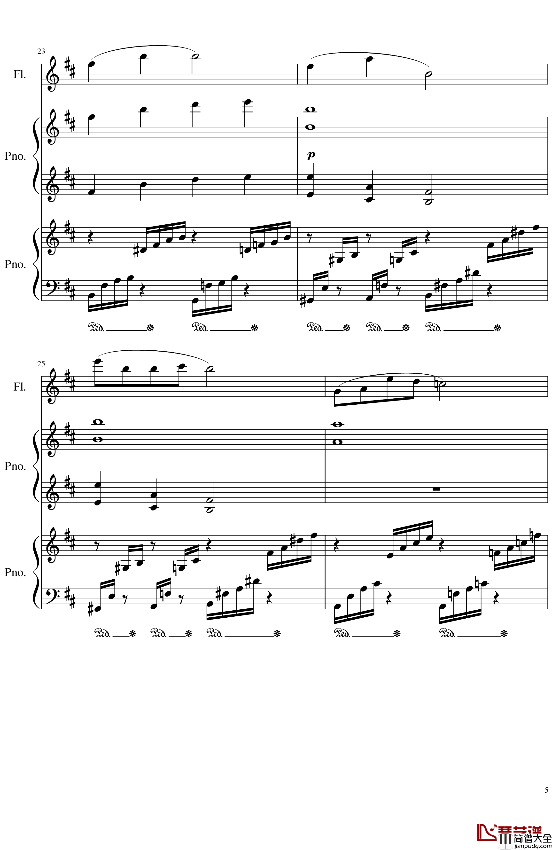 Clair_de_lune,_Op.109b_钢琴谱_Version_for_two_pianos_and_flute_in_D_Major_一个球