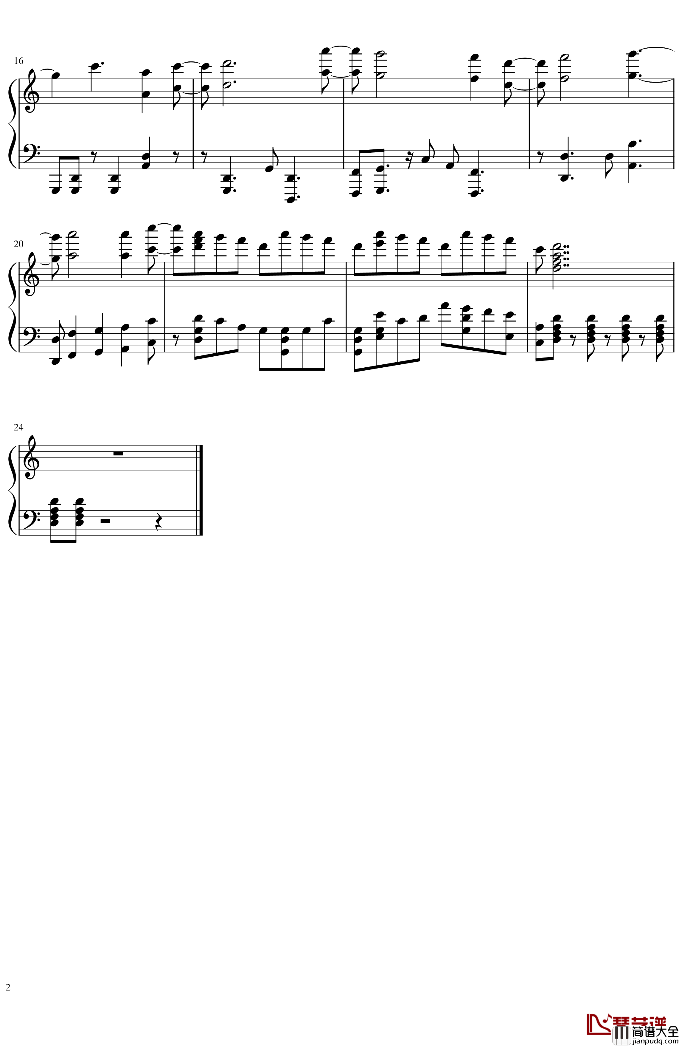 象王行钢琴谱_国家宝藏开场BGM_国家宝藏