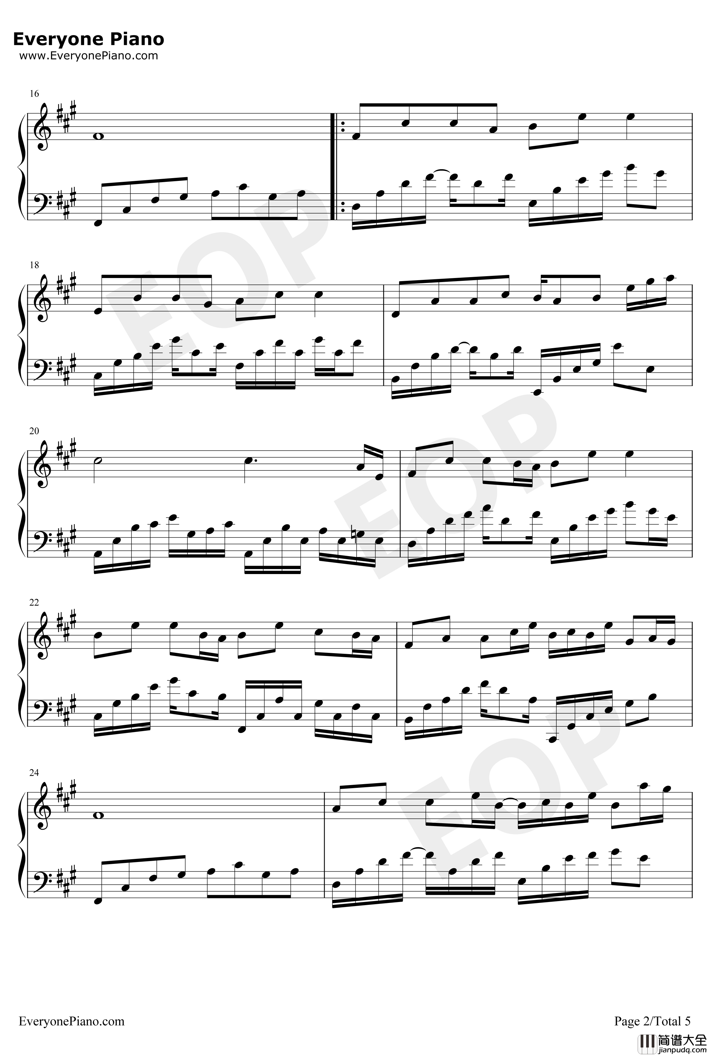 Hometown_and_miss钢琴谱_小周_醉美轻音乐只为打动你