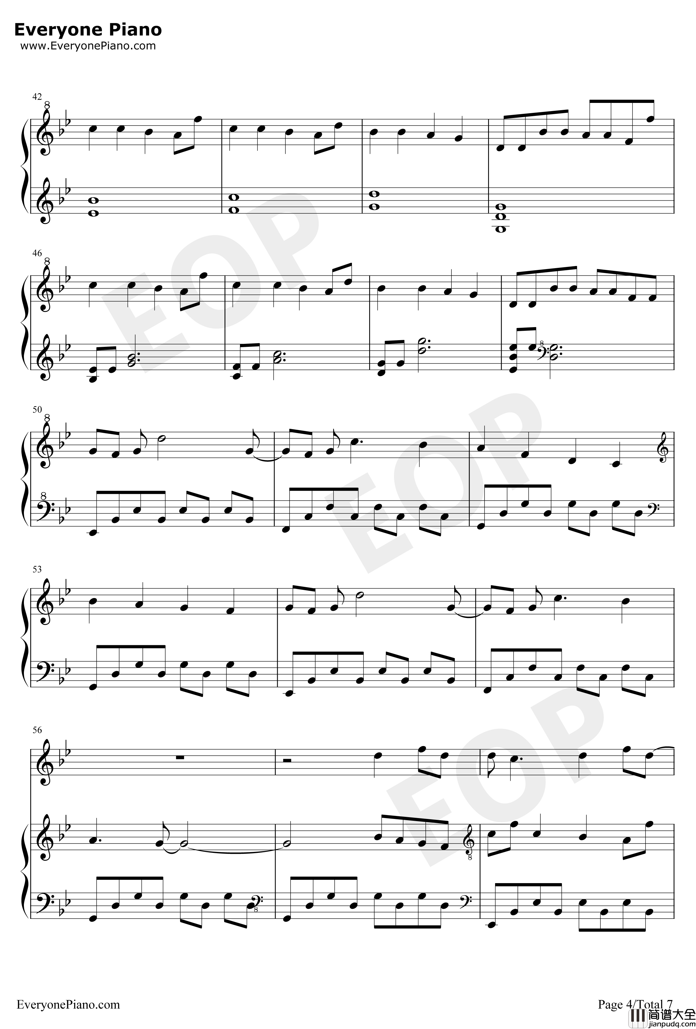 Illusionary_Daytime钢琴谱_Shirfine_幻昼