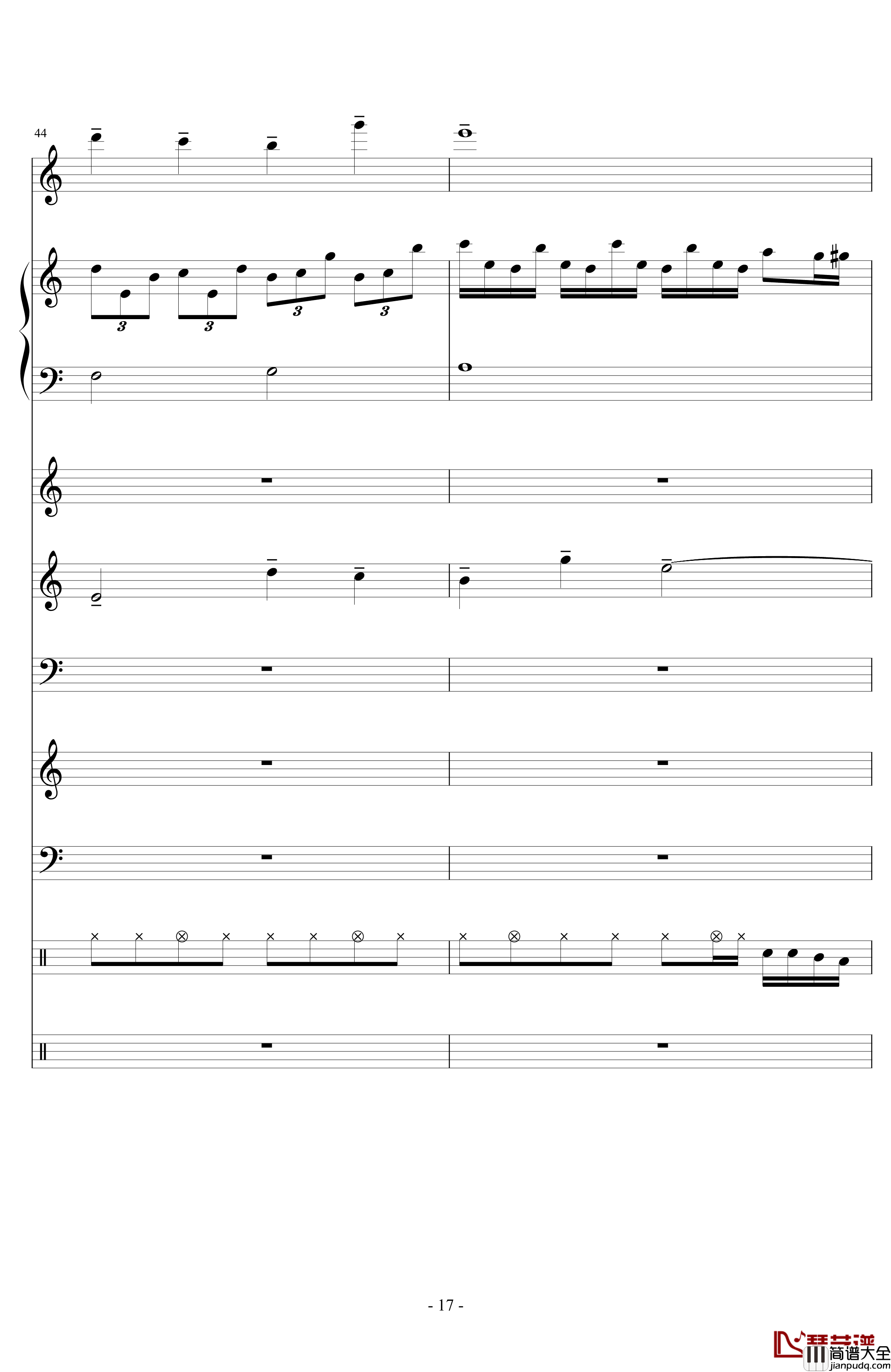 End_Or_Not钢琴谱_lujianxiang555