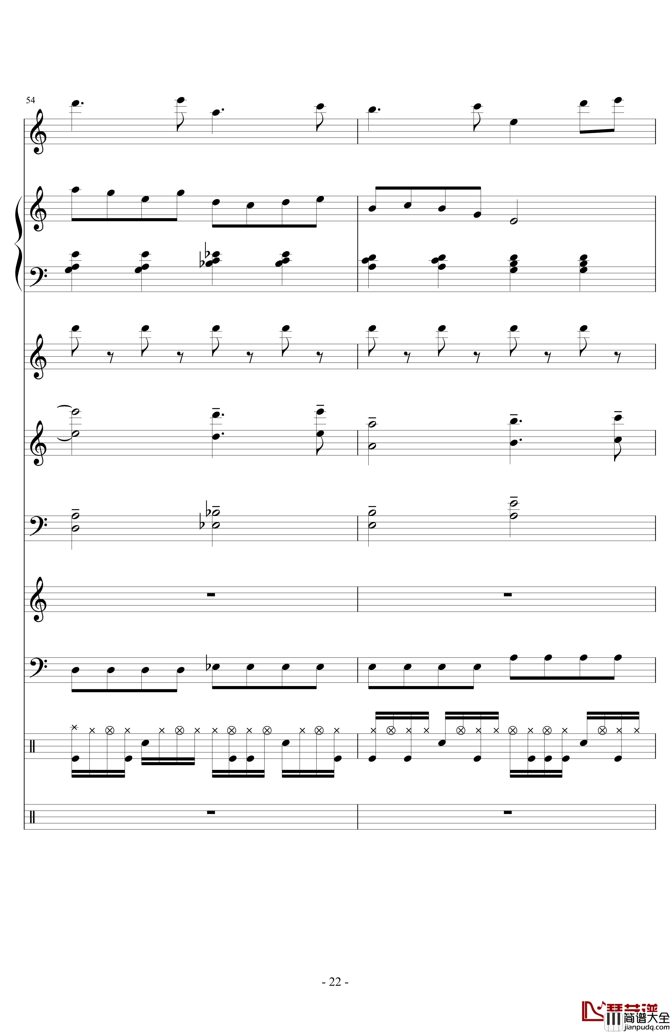 End_Or_Not钢琴谱_lujianxiang555