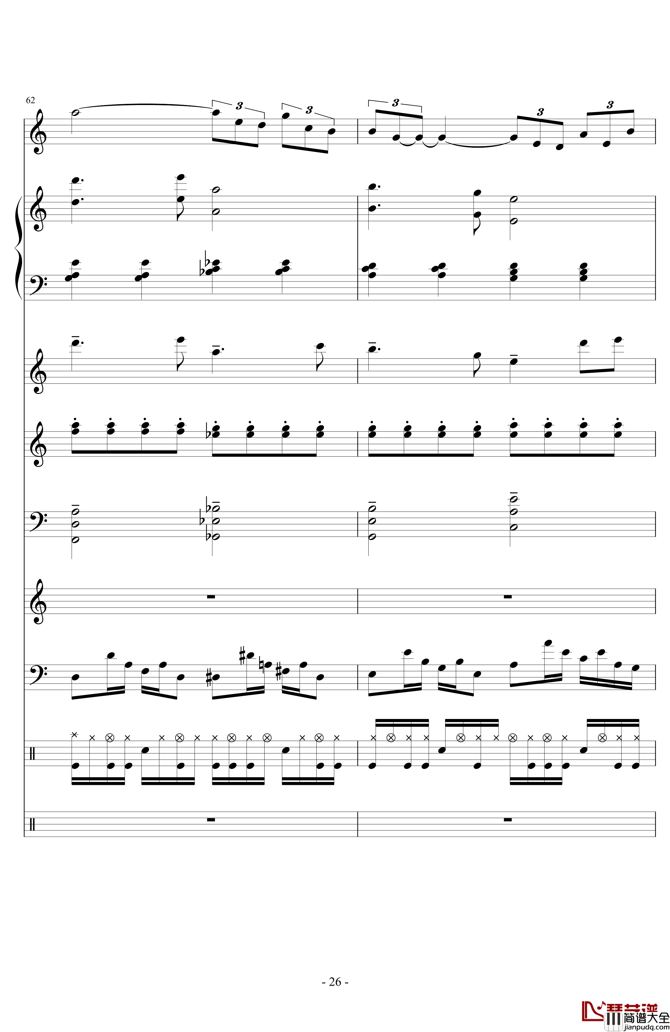 End_Or_Not钢琴谱_lujianxiang555