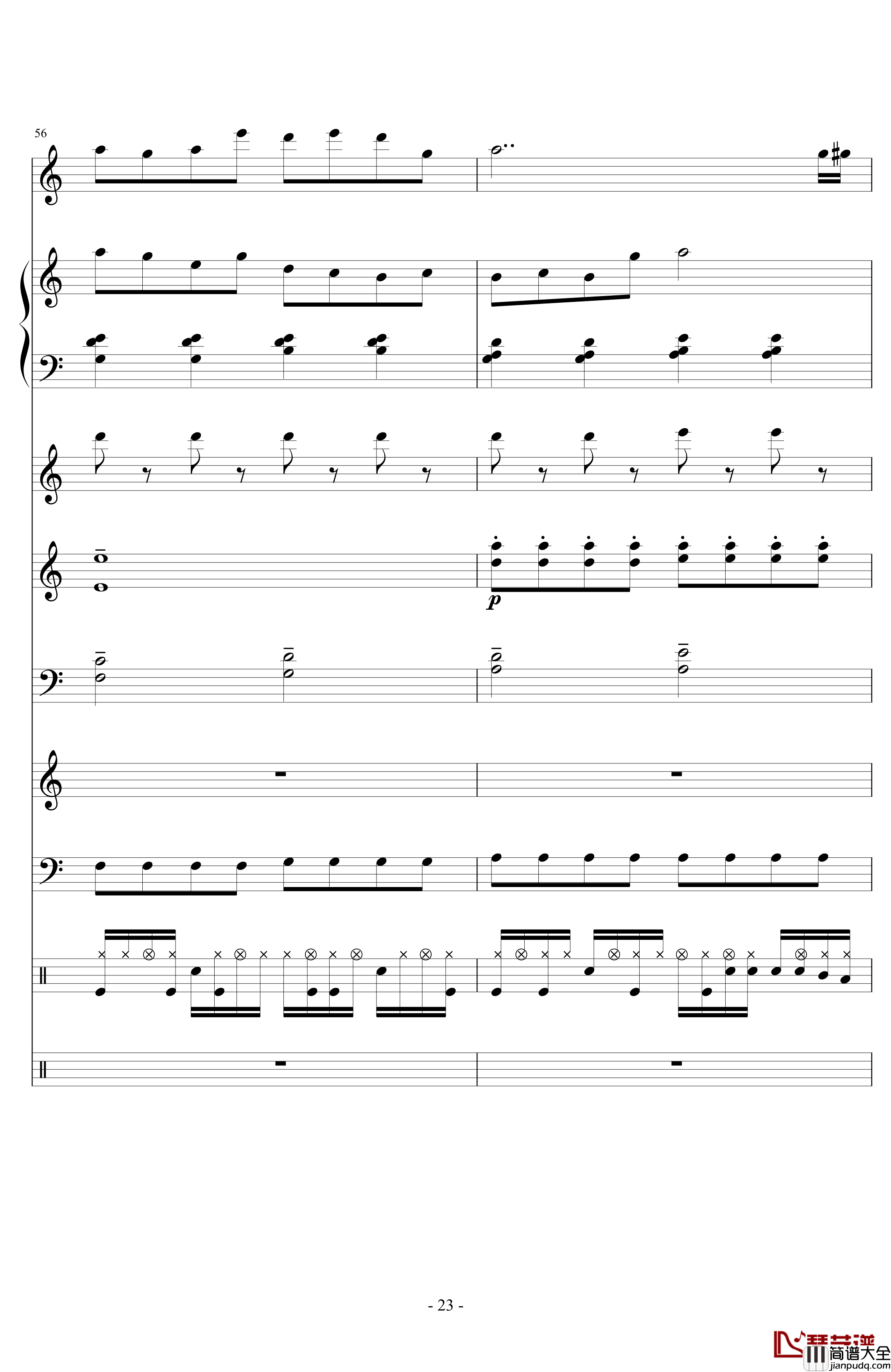 End_Or_Not钢琴谱_lujianxiang555