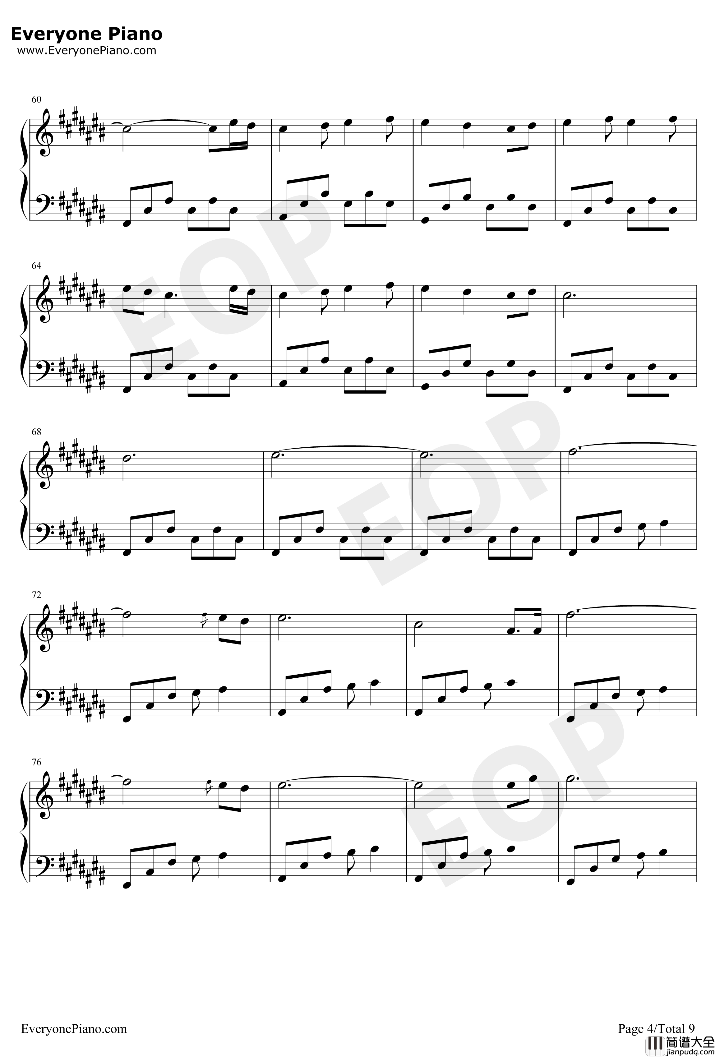 Dream_of_Flying钢琴谱_BrianCrain