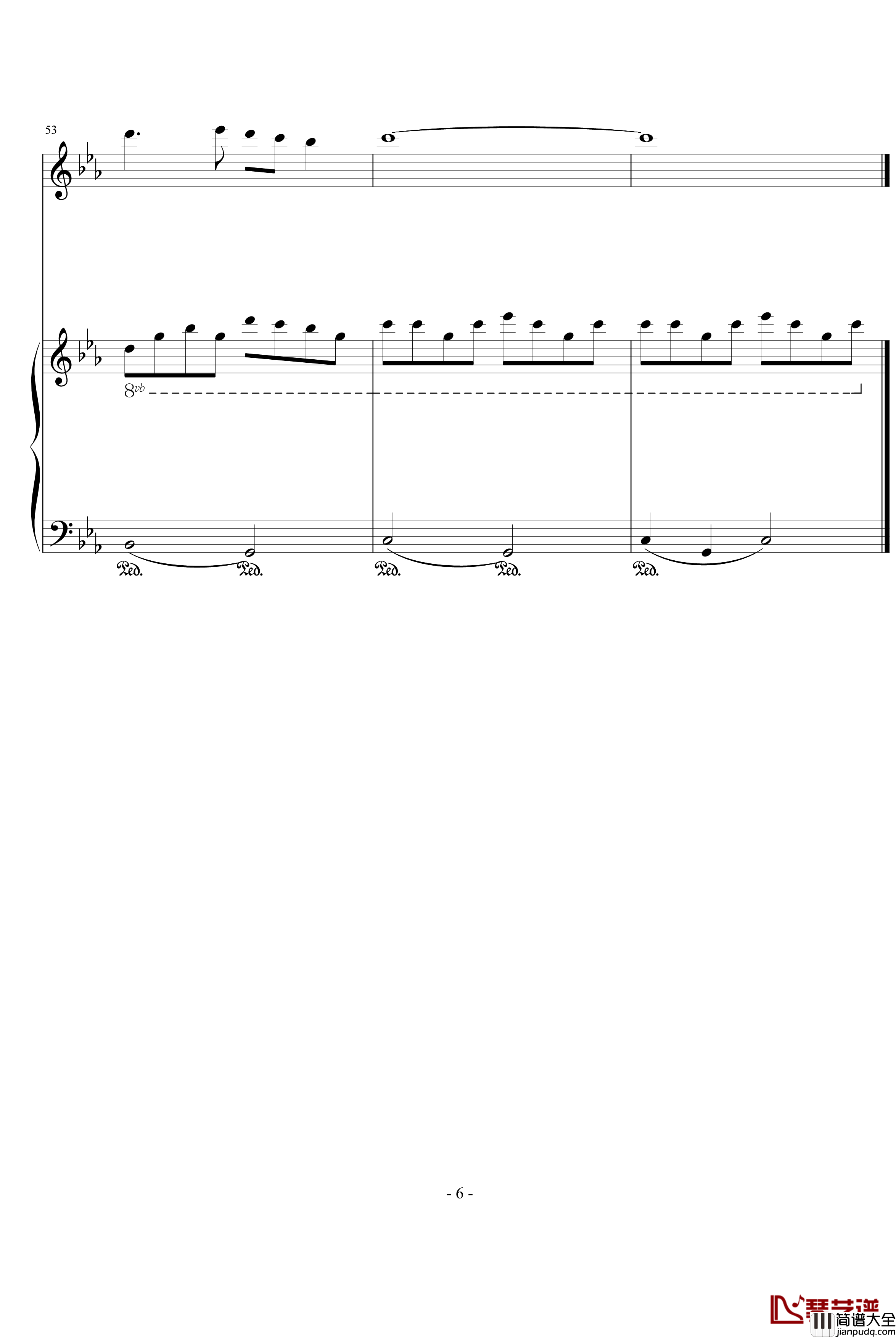 敢问路在何方钢琴谱__西游记_主题曲_影视