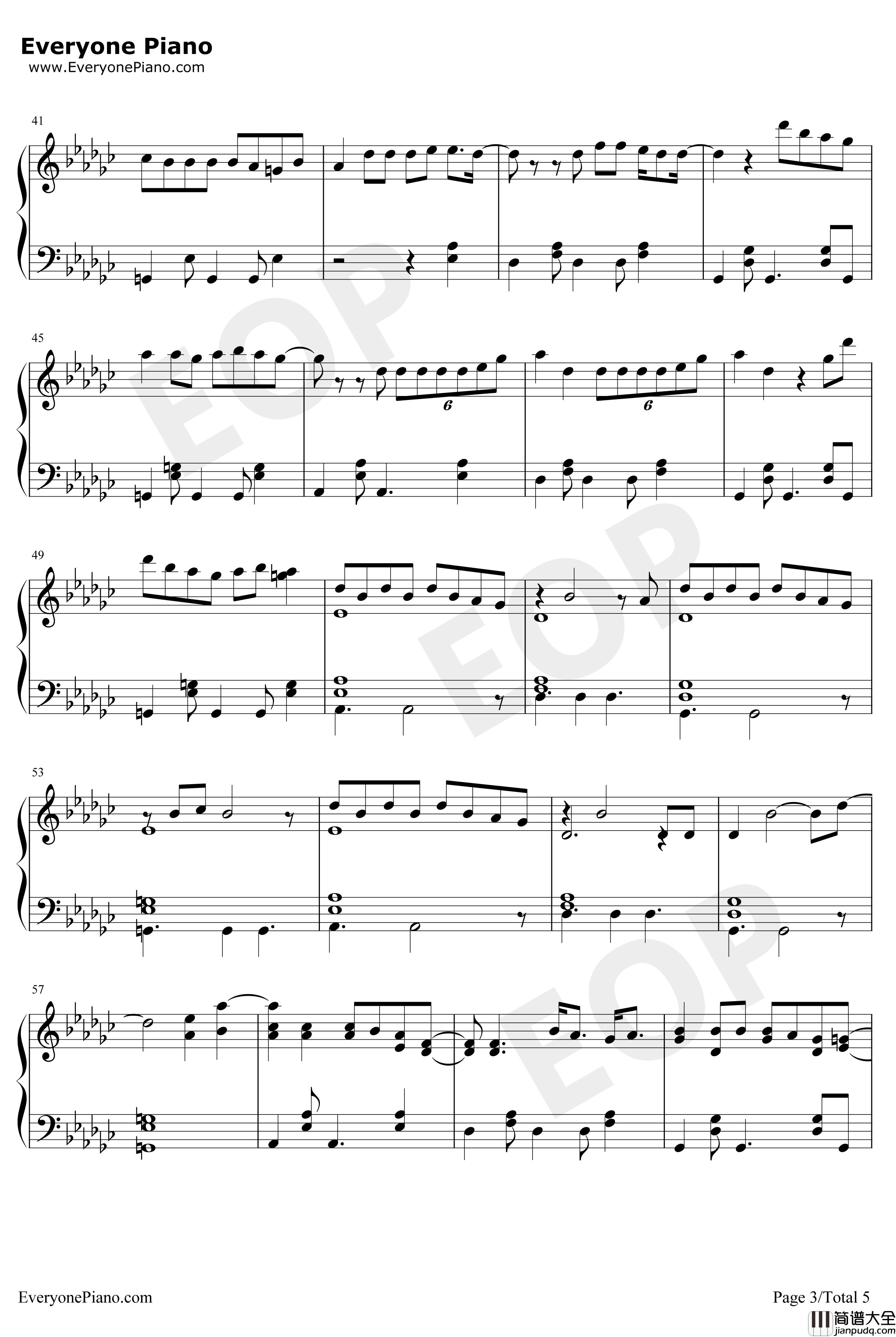 SoAmI钢琴谱_AvaMax