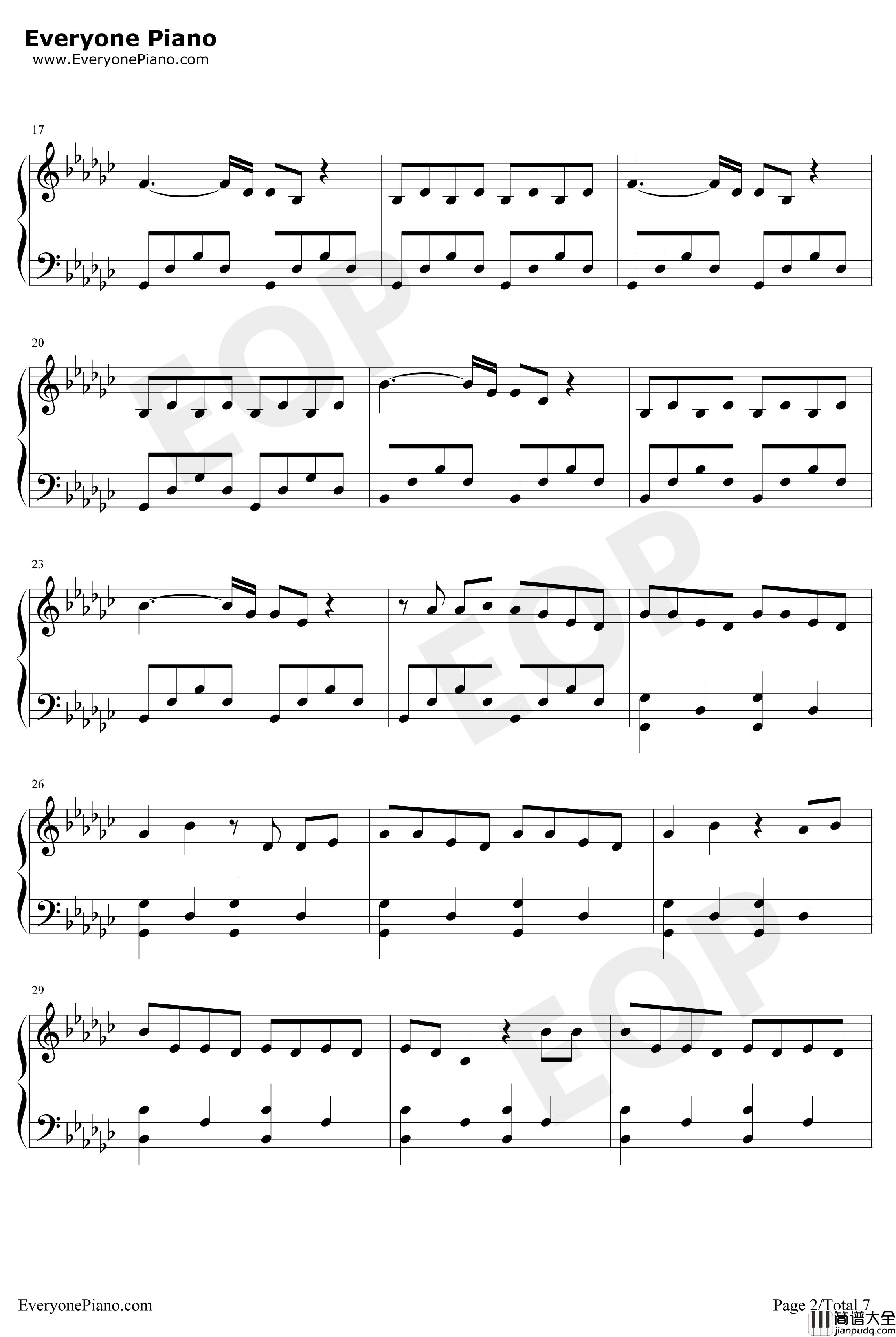 NASA钢琴谱_ArianaGrande