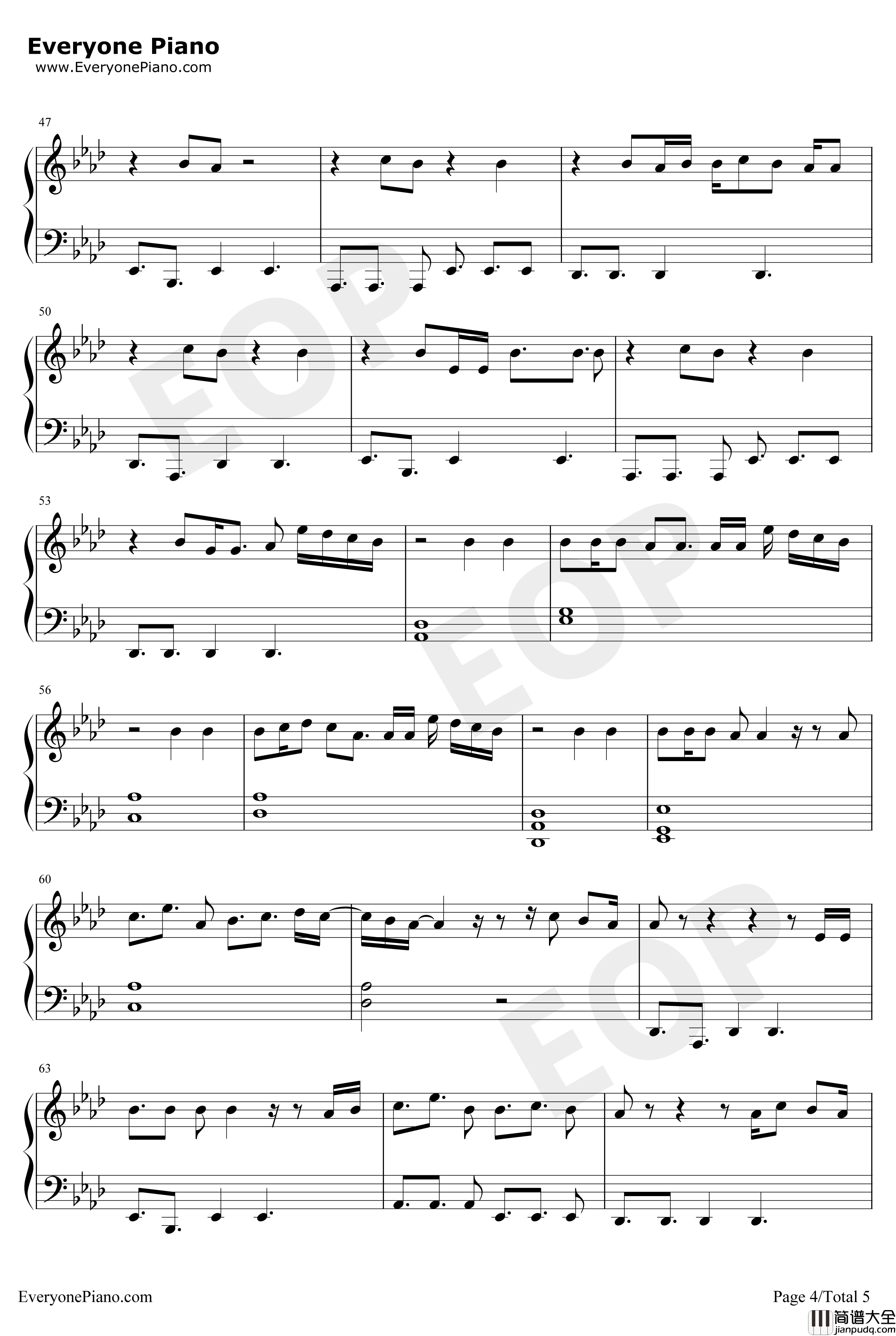 Cold_in_LA钢琴谱_WhyDon'tWe