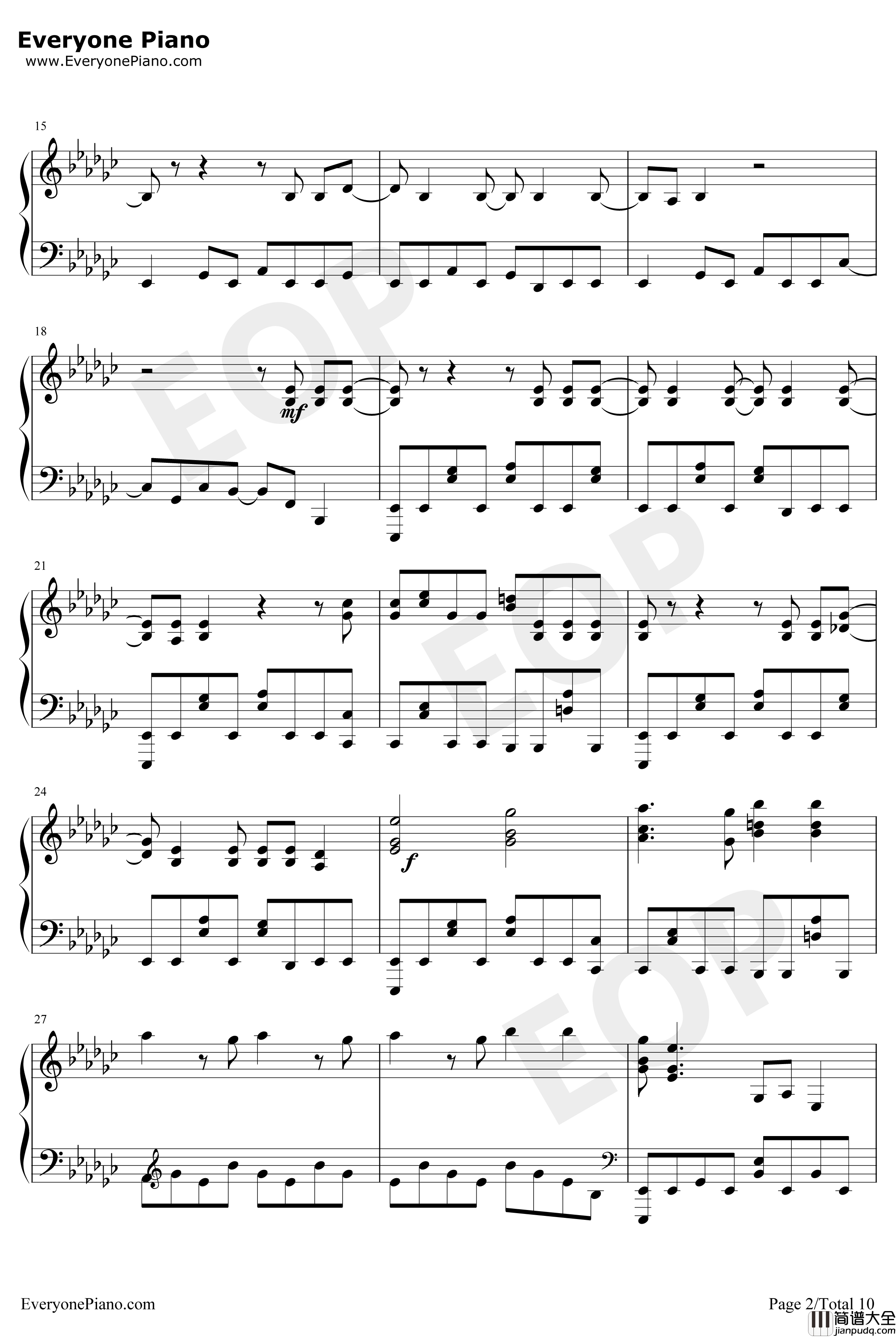 99.9_路人超能100第二季OP钢琴谱_MOBCHOIRsajounohana