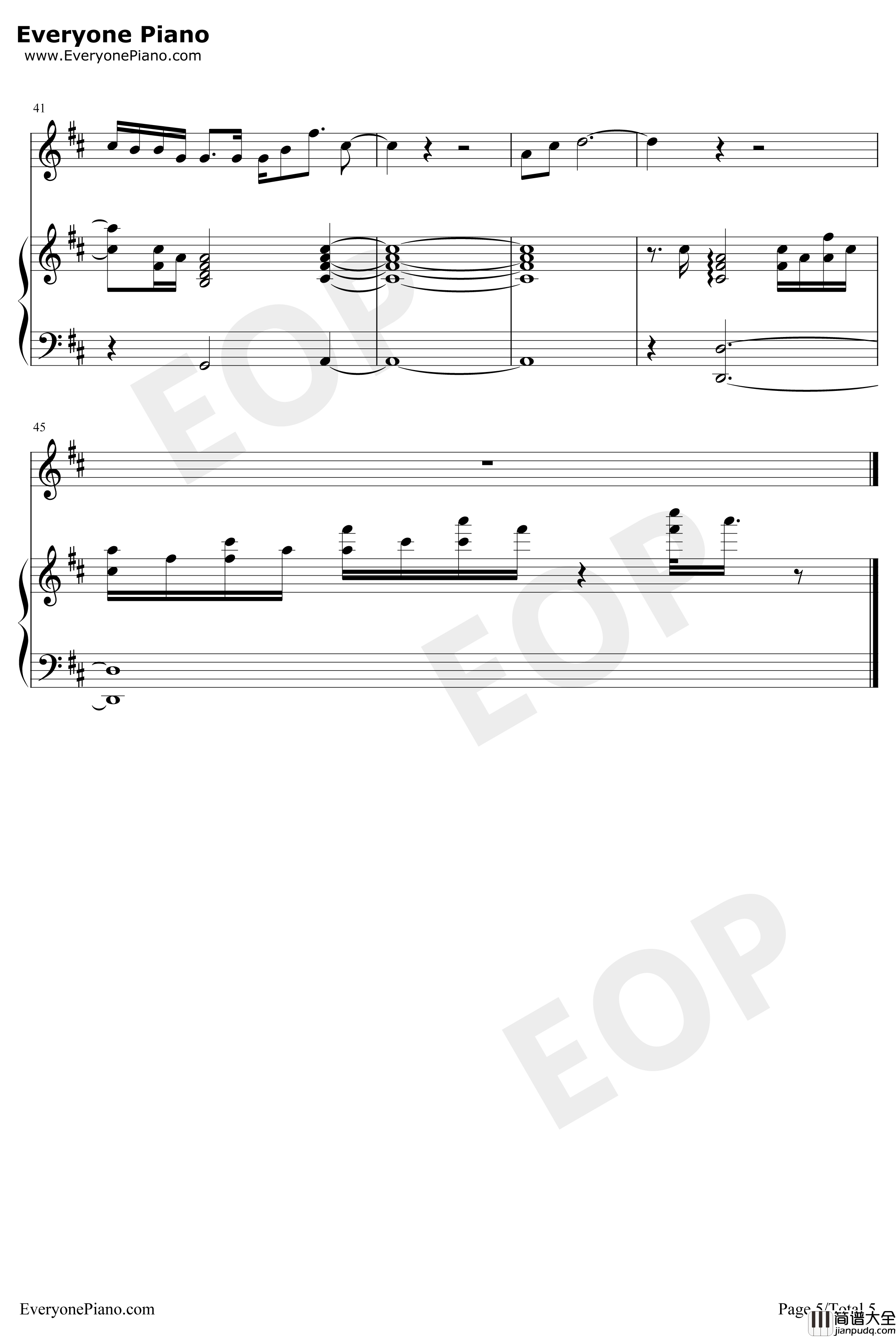 宝贝儿钢琴谱_吴青峰_弹唱谱_宝贝儿主题曲