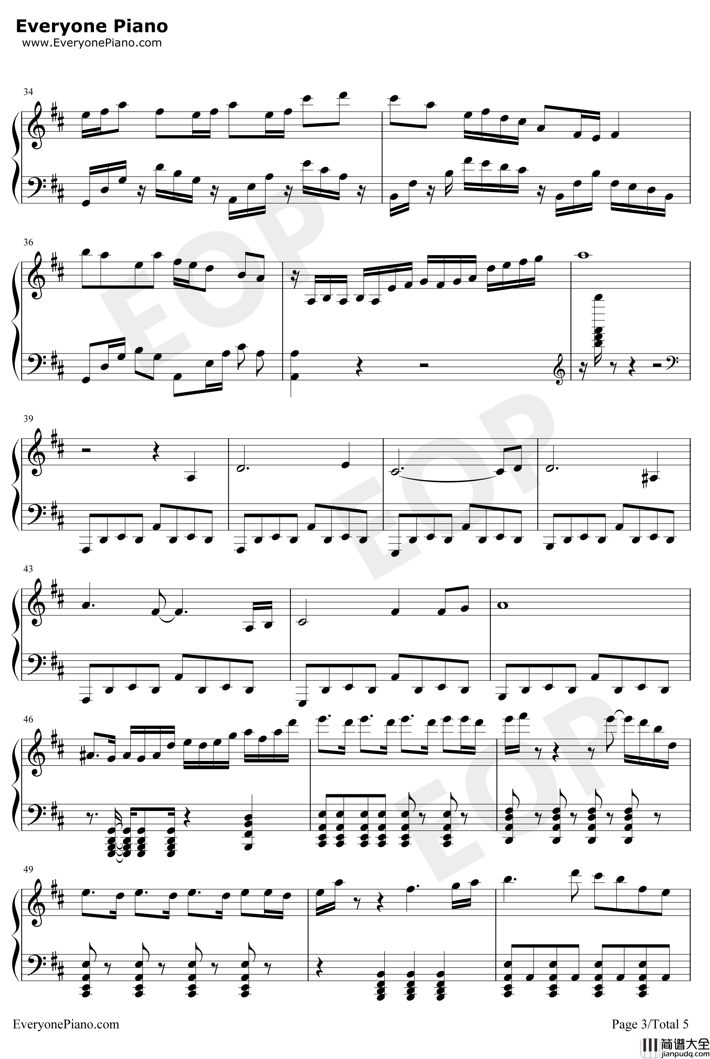 告白之夜钢琴谱_Ayasa_改编版