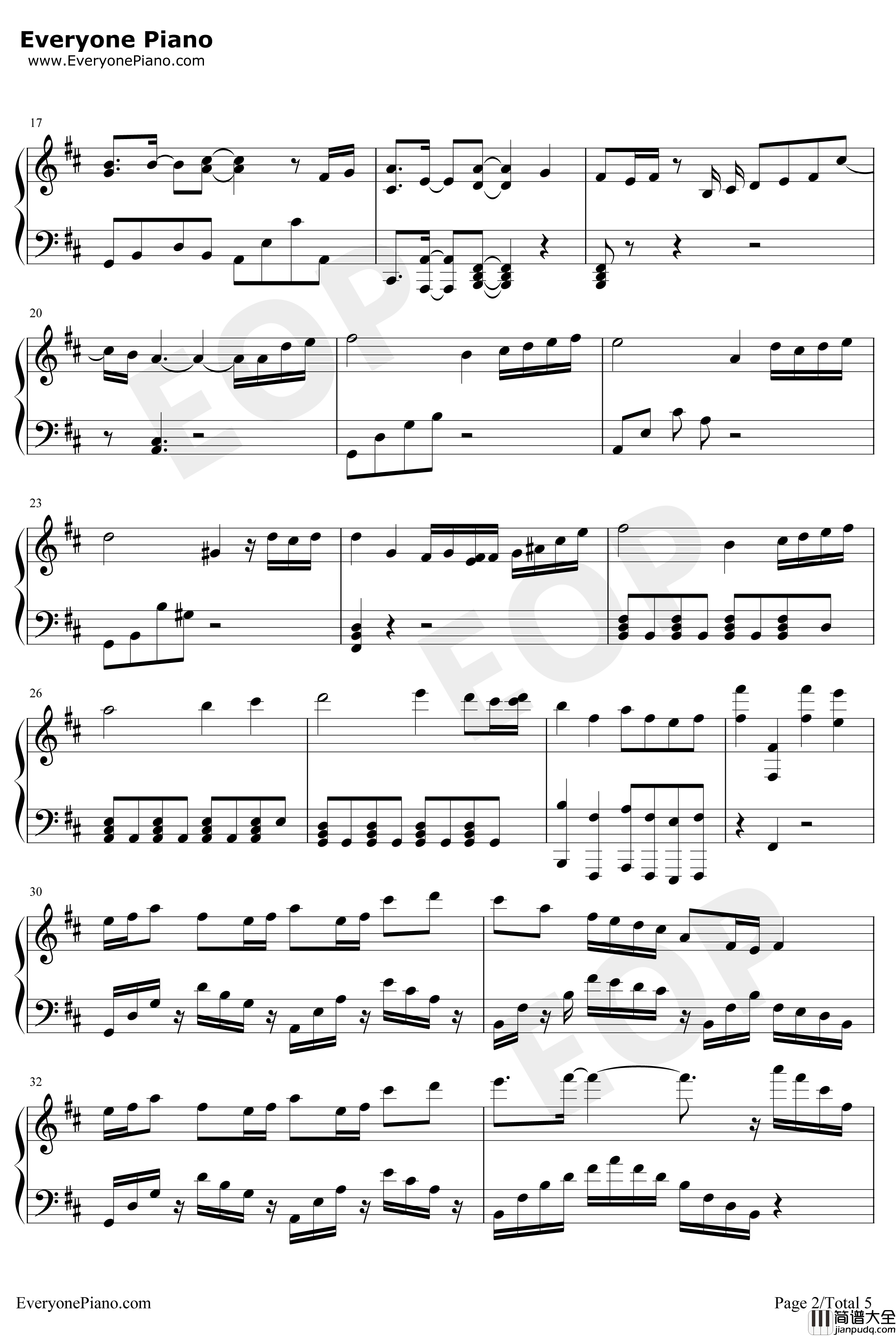 告白之夜钢琴谱_Ayasa_改编版