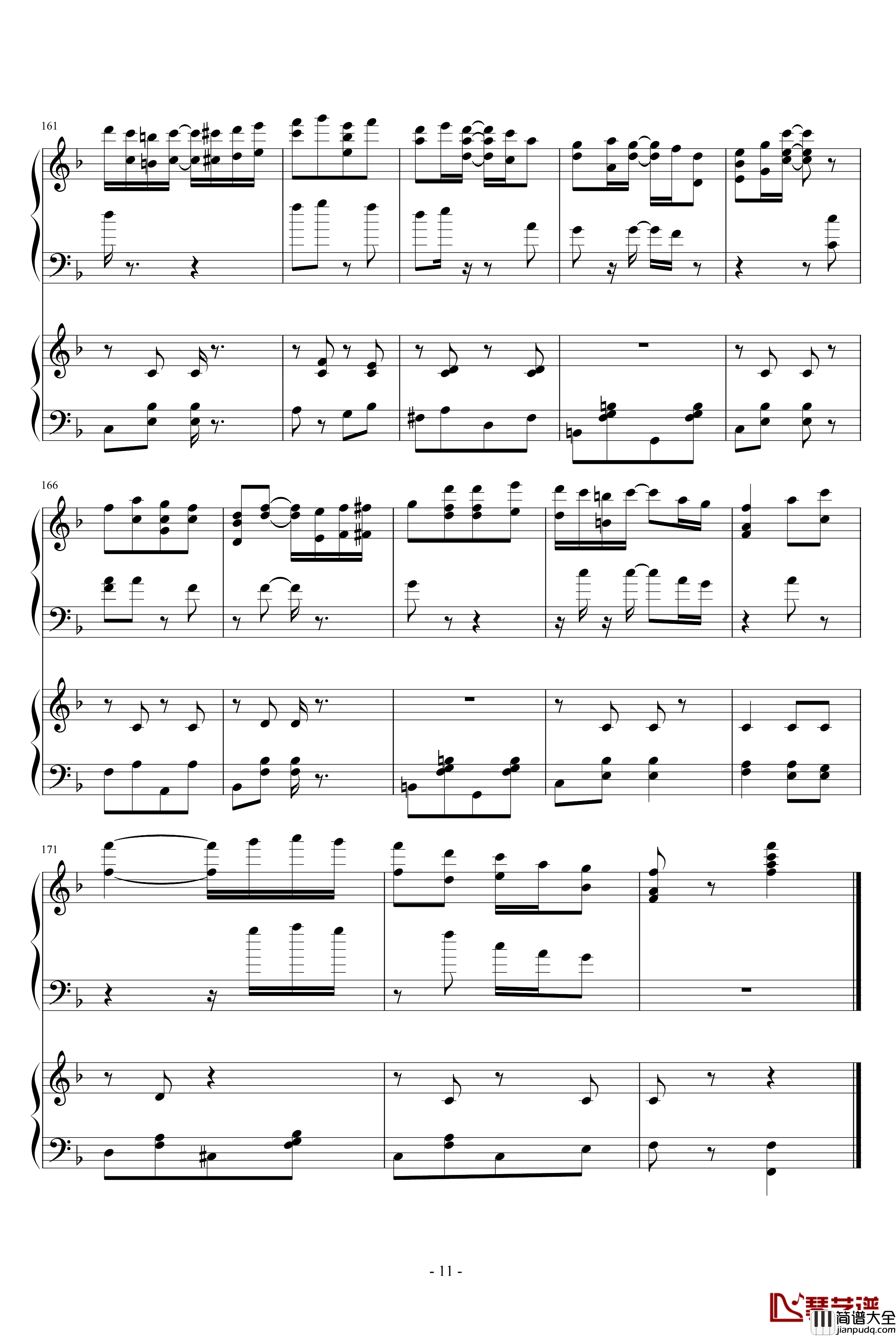 扬基嘟德尔钢琴谱_爵士_dengguobiao