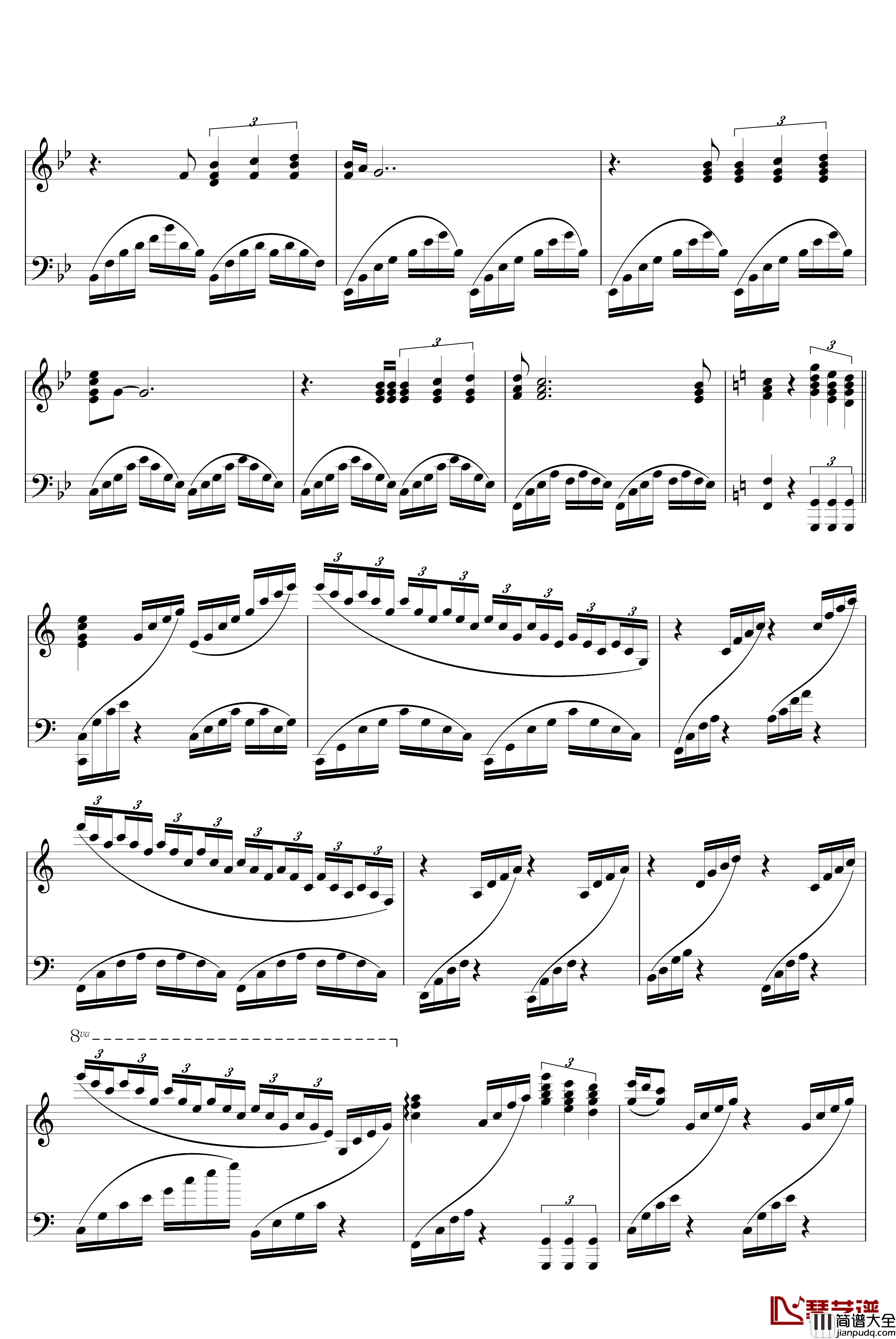 The_Power_Of_Love_愛的力量钢琴谱_克莱德曼