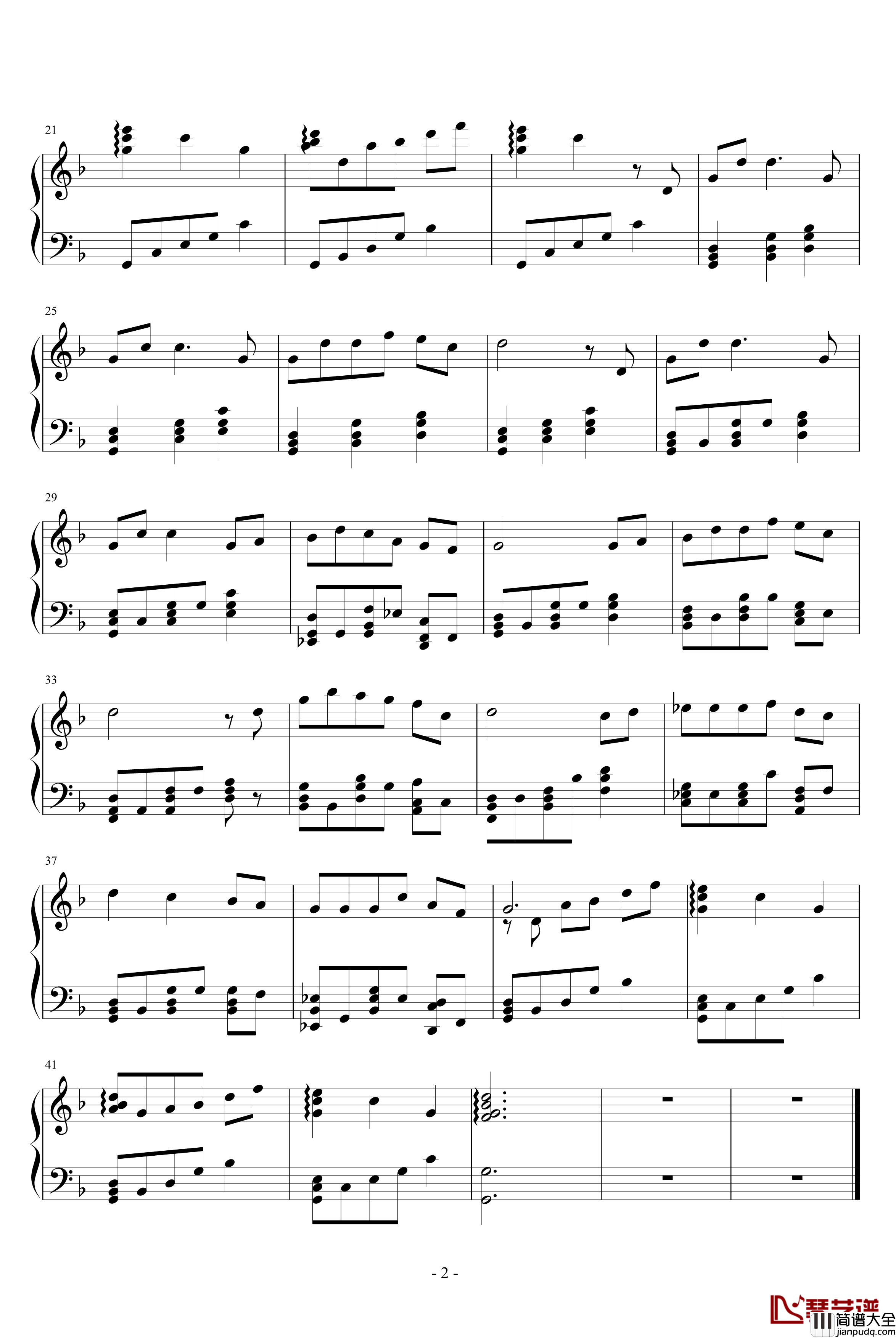 Fatestay_night钢琴谱_孤独な巡礼_动漫影视