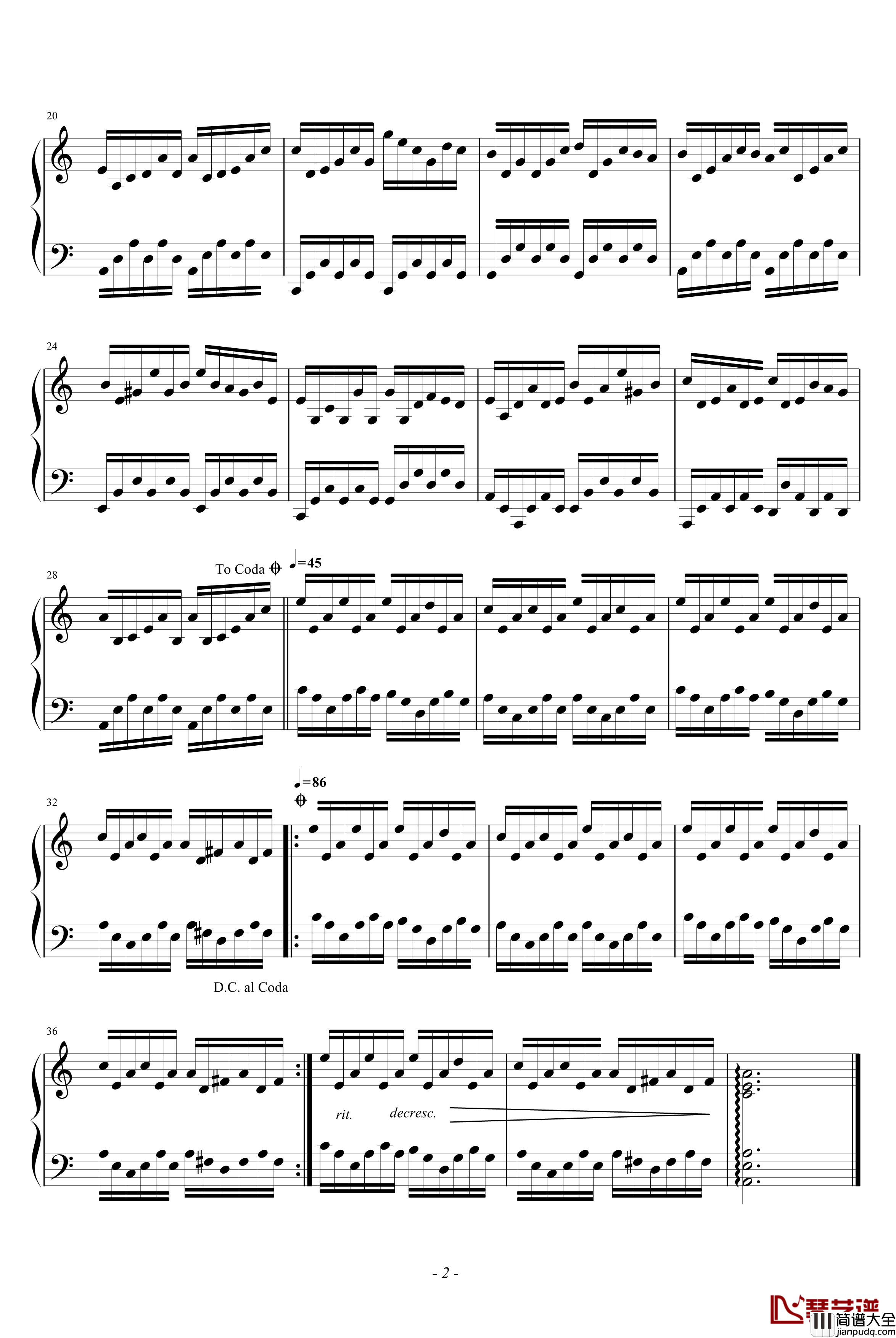 The_Heart_Asks_Pleasure_First钢琴谱_Michael_Nyman