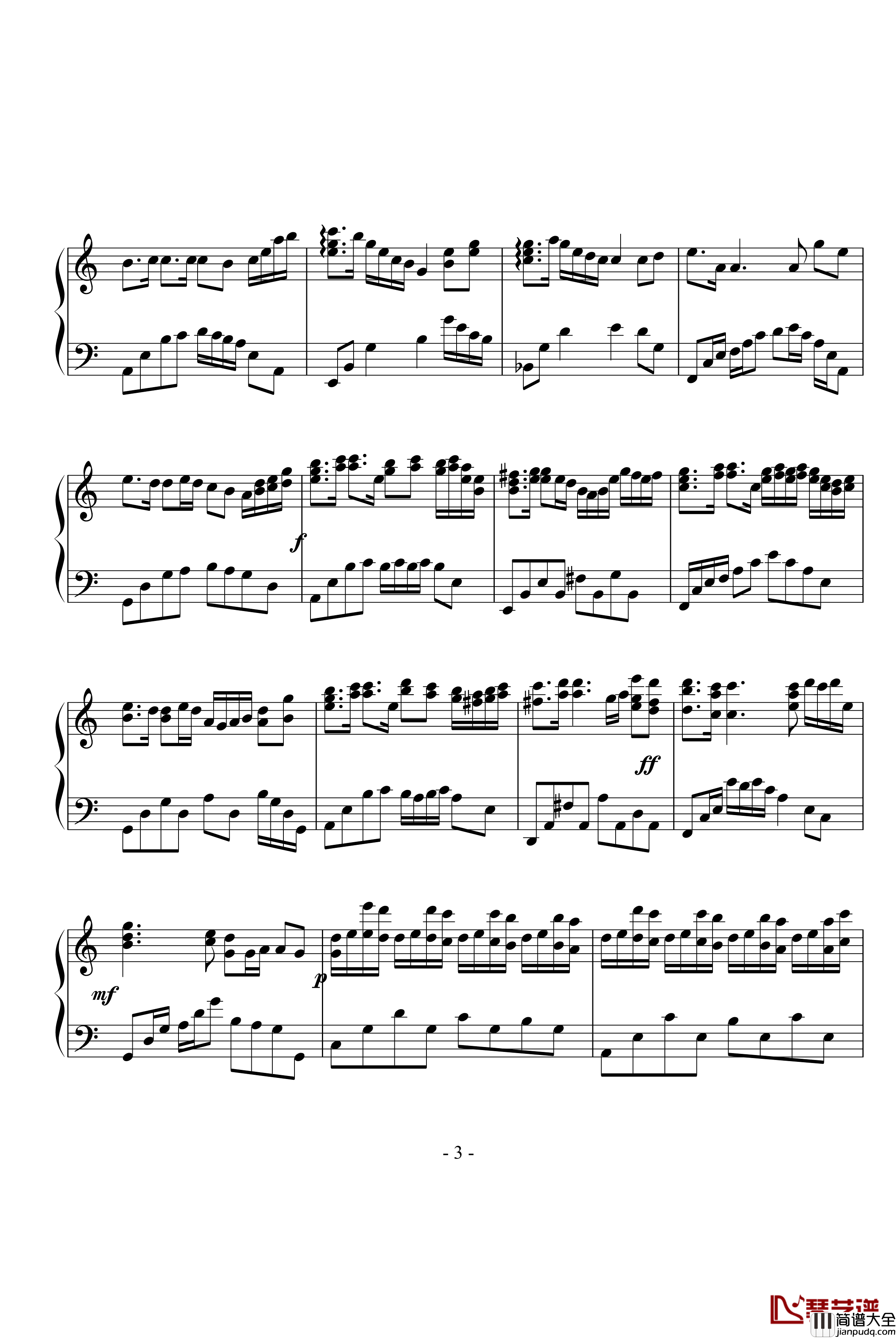 梦雨钢琴谱_乐侠