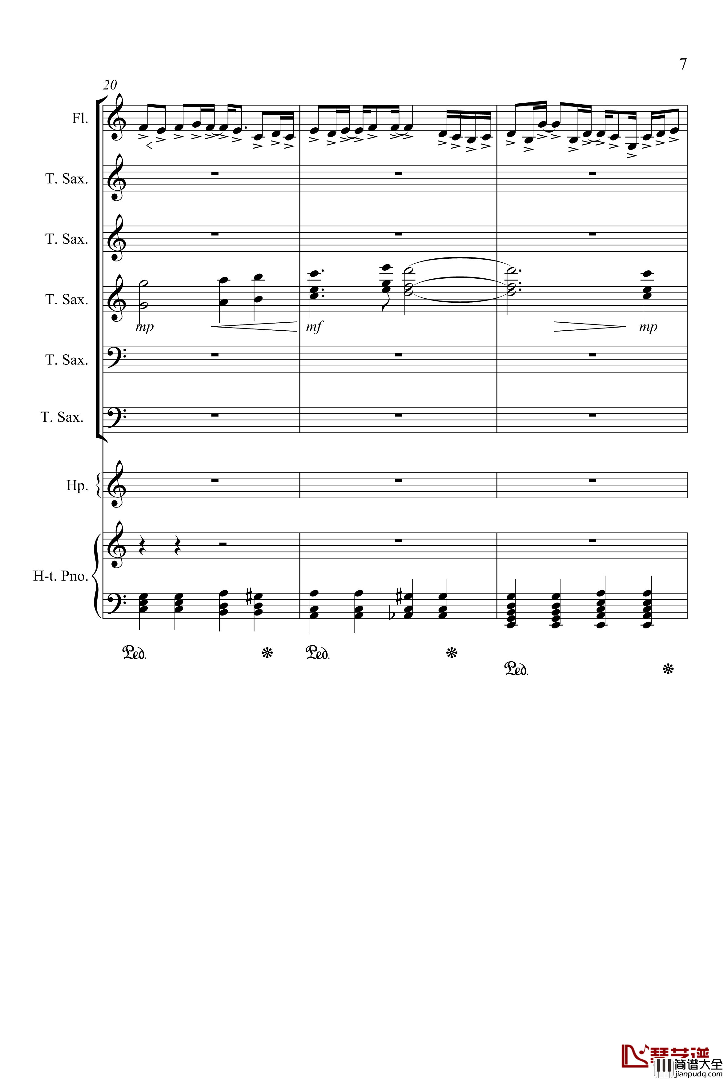 心雨钢琴谱_周杰伦