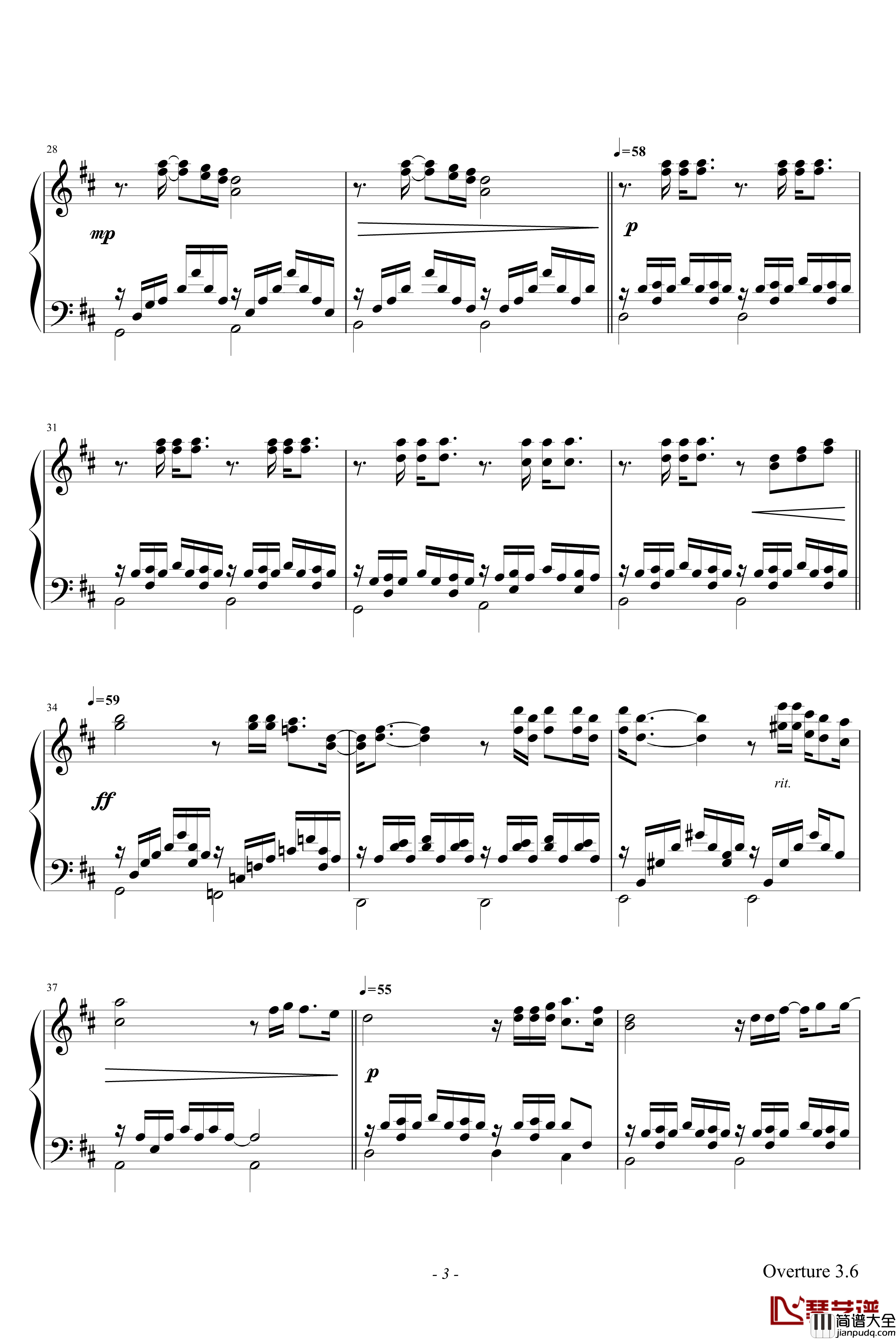 Every_Breath_You_Take_Scala_Choir_钢琴谱