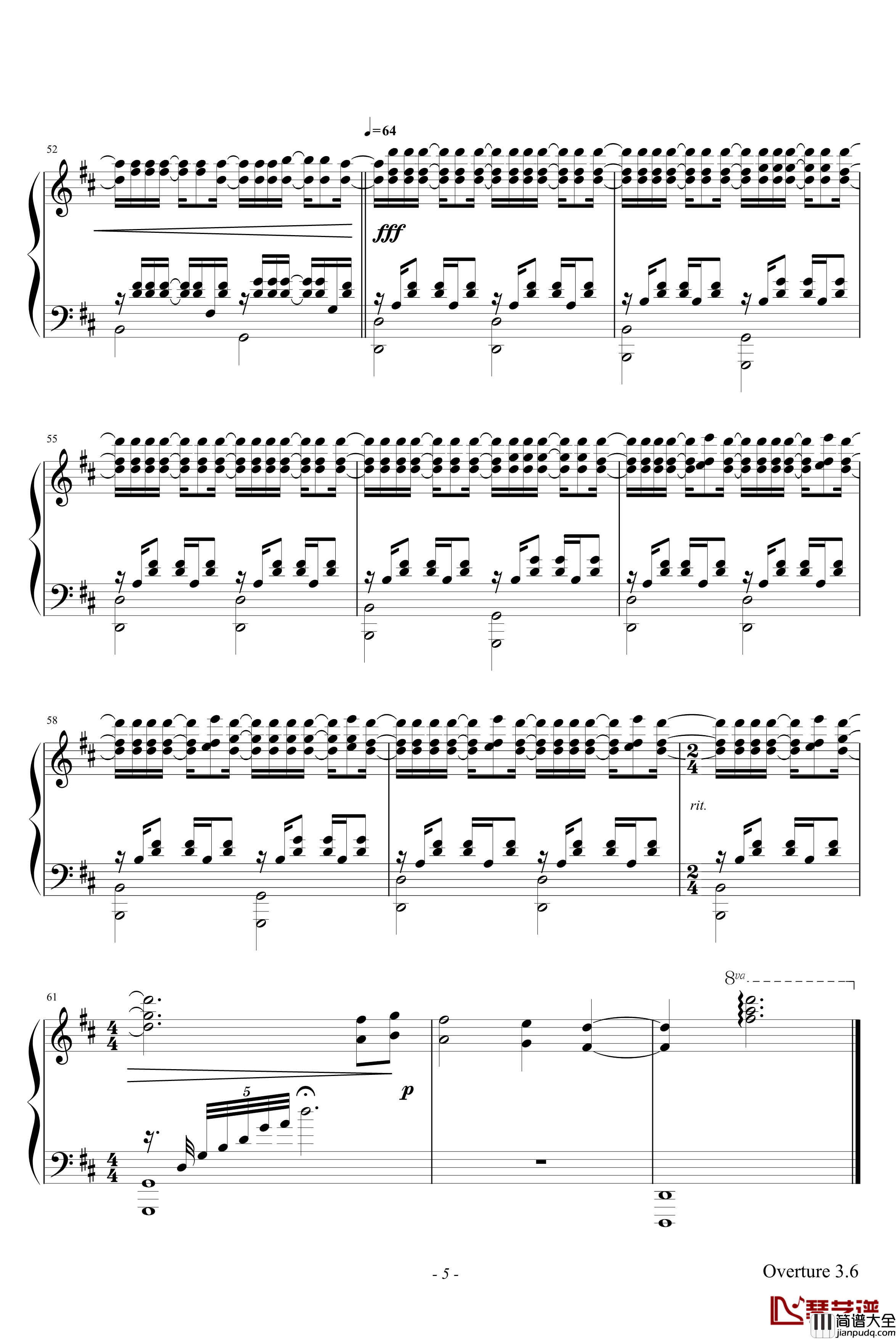 Every_Breath_You_Take_Scala_Choir_钢琴谱