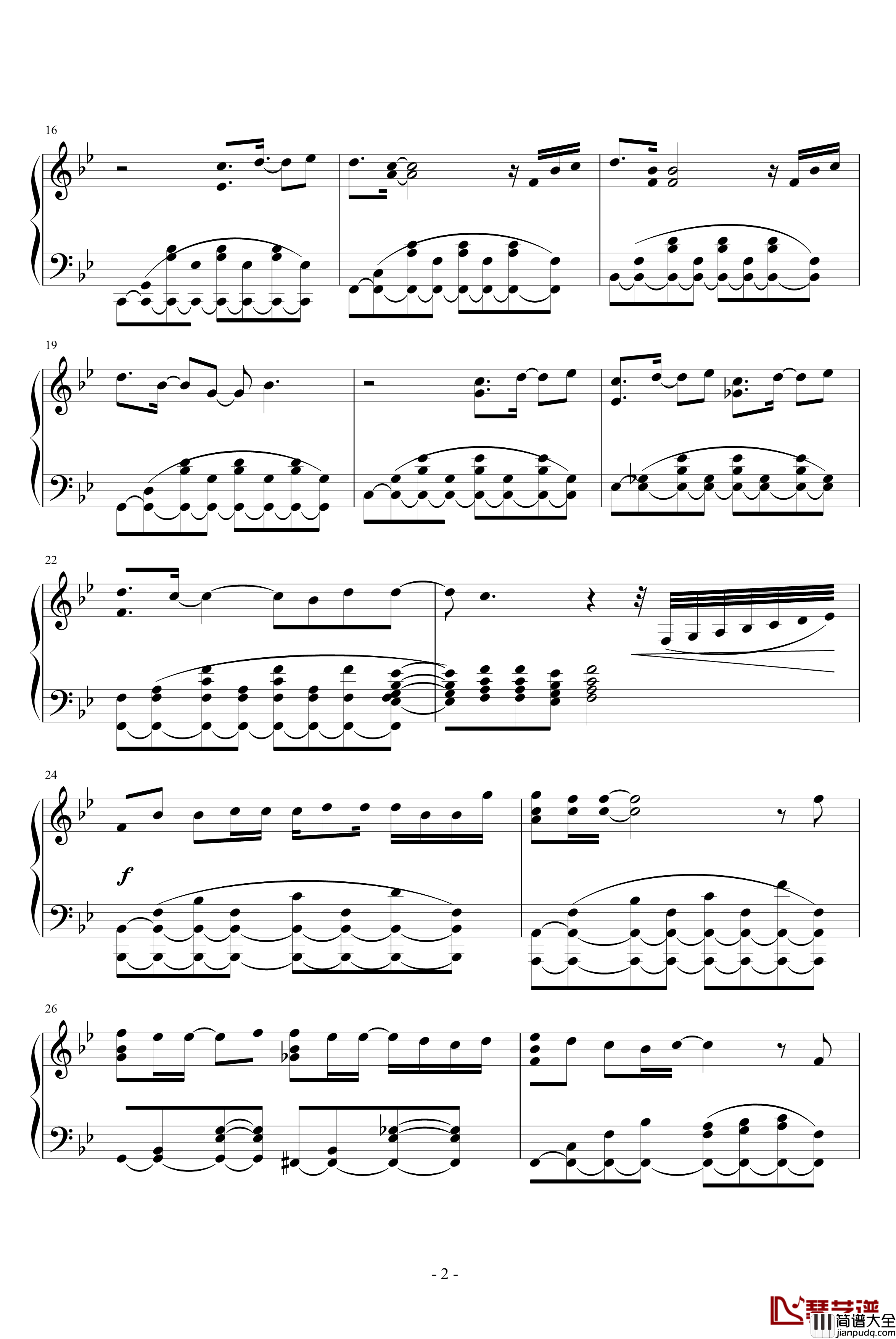 君がいない夏钢琴谱_名侦探柯南