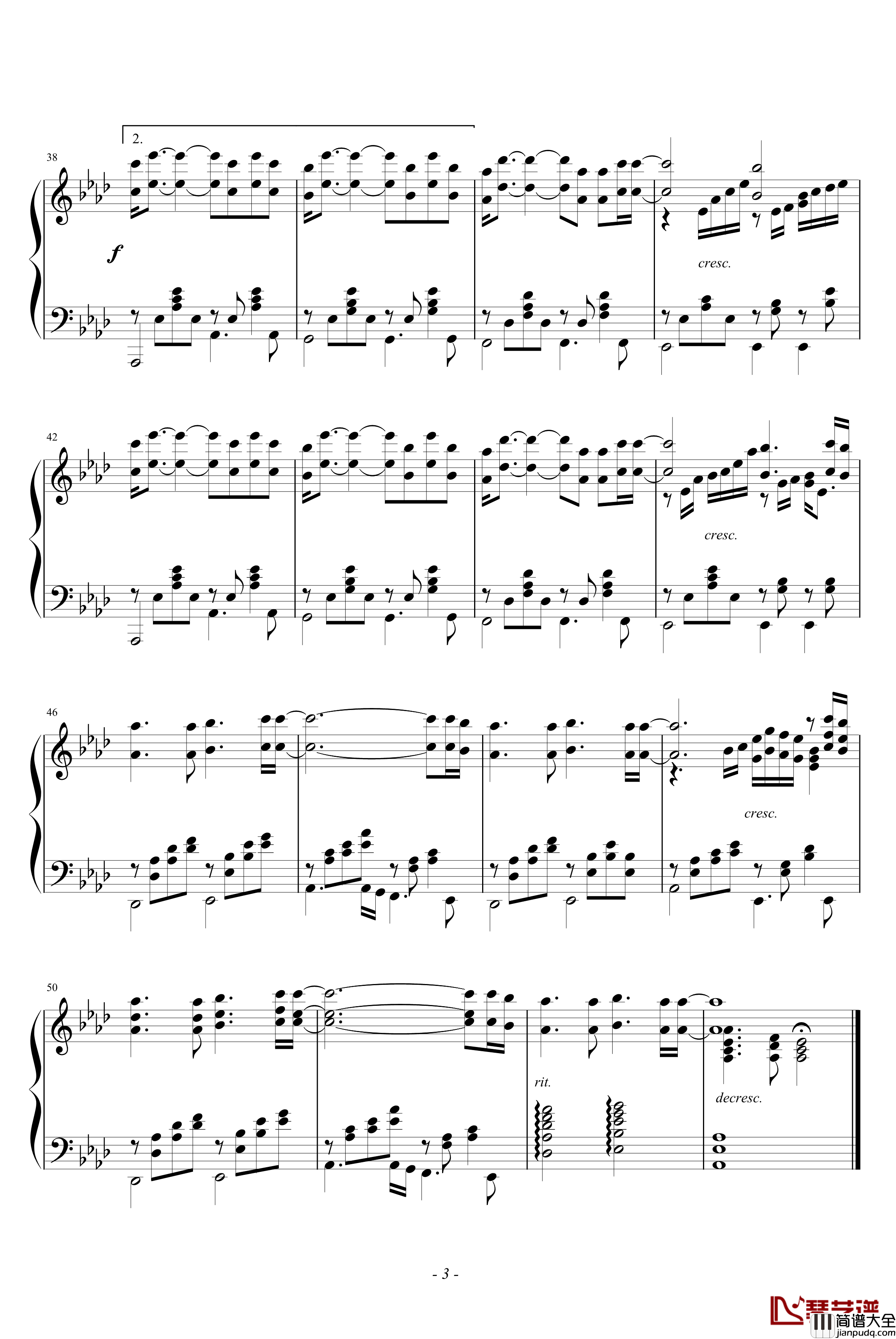 Je_M_Appelle_Helene钢琴谱_Helene_Rolles