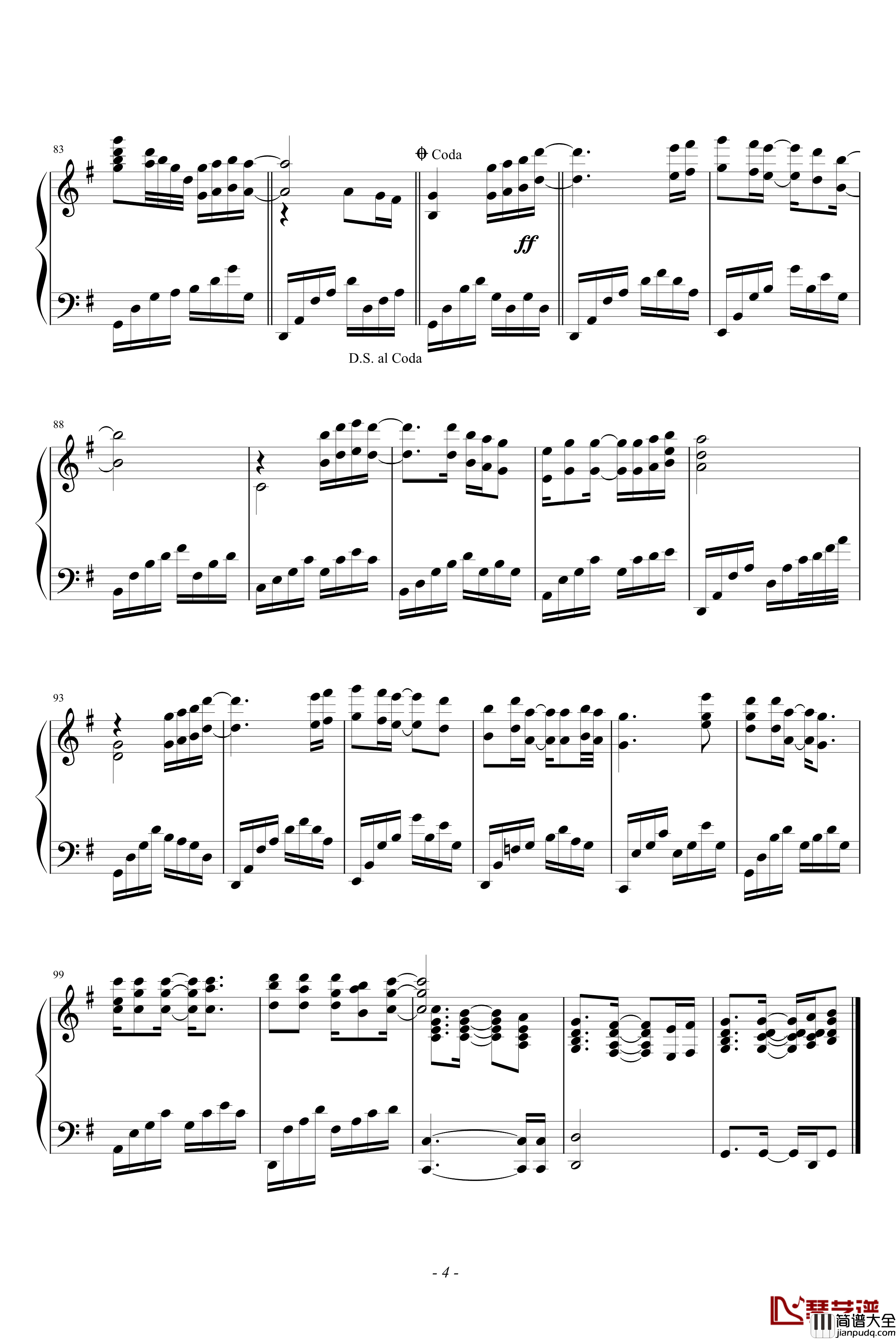 你的我,_我的你钢琴谱_游车河